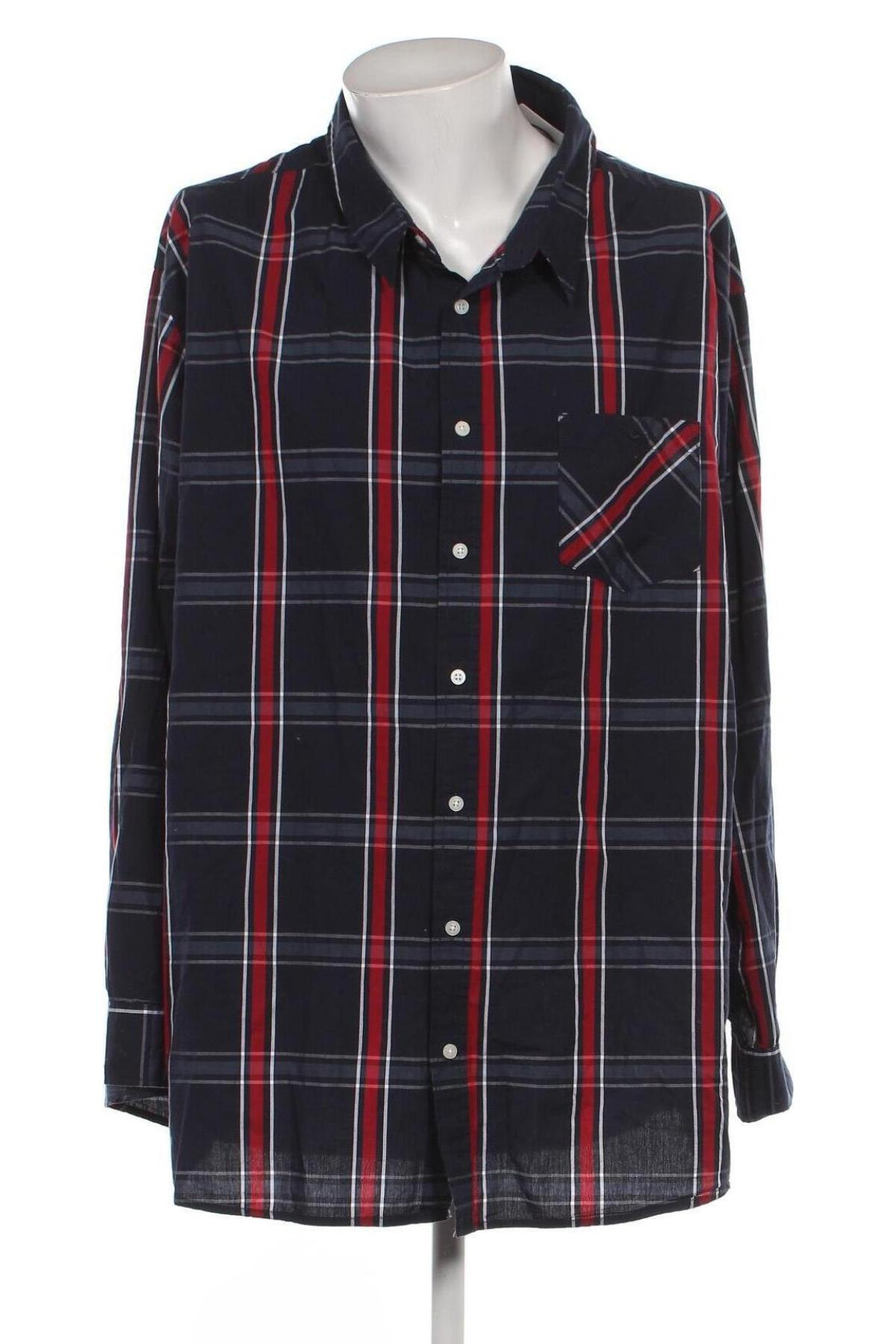 Ανδρικό πουκάμισο Identic, Μέγεθος 5XL, Χρώμα Πολύχρωμο, Τιμή 15,61 €