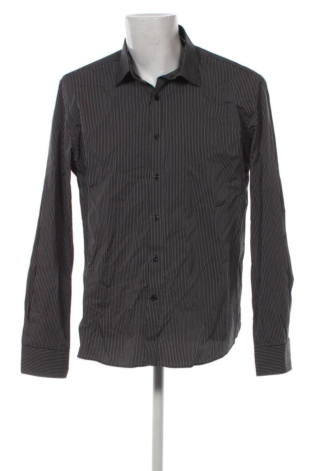Ανδρικό πουκάμισο Jack & Jones, Μέγεθος XXL, Χρώμα Μαύρο, Τιμή 20,19 €