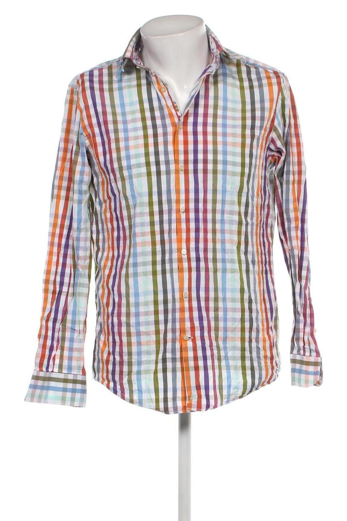 Ανδρικό πουκάμισο Jacques Britt, Μέγεθος M, Χρώμα Πολύχρωμο, Τιμή 4,21 €