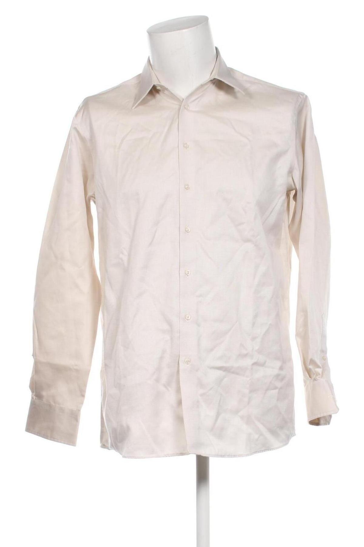 Мъжка риза Kingfield, Размер M, Цвят Бежов, Цена 11,60 лв.