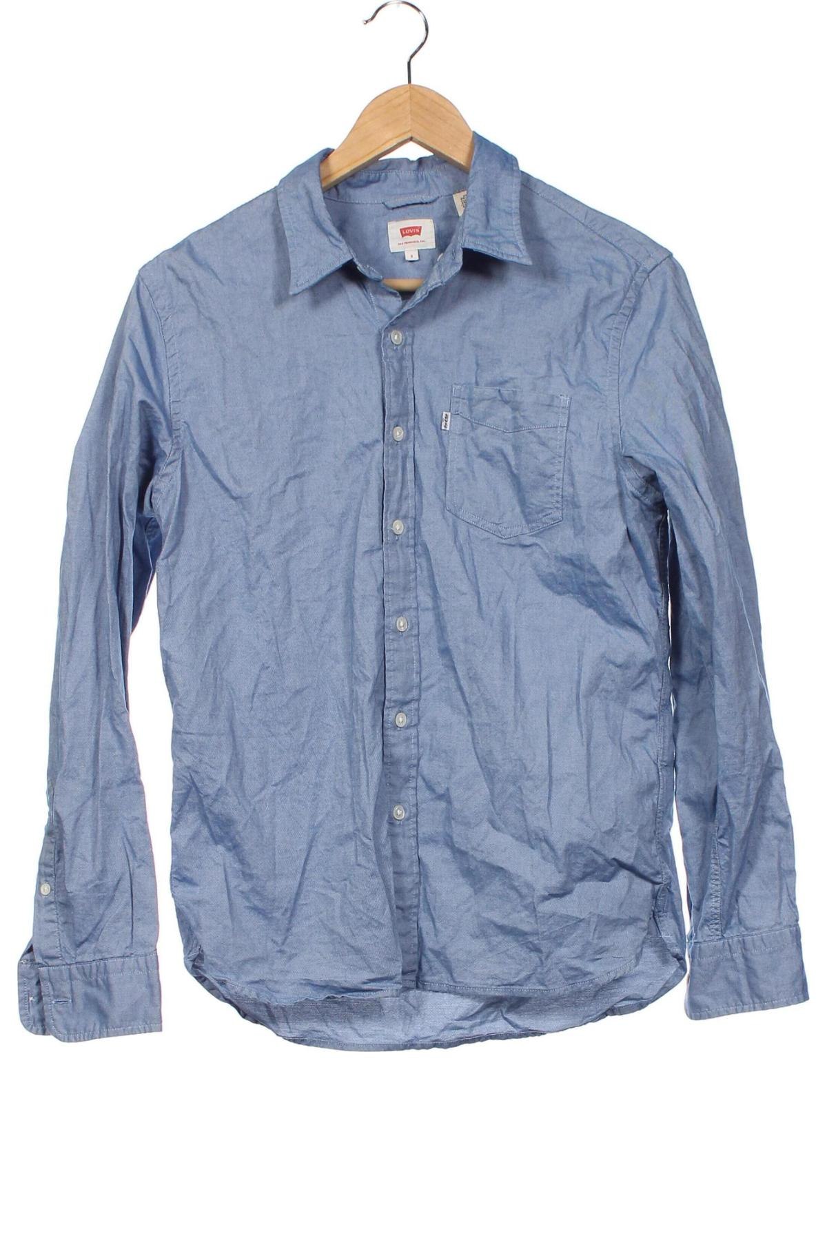 Herrenhemd Levi's, Größe S, Farbe Blau, Preis € 15,35