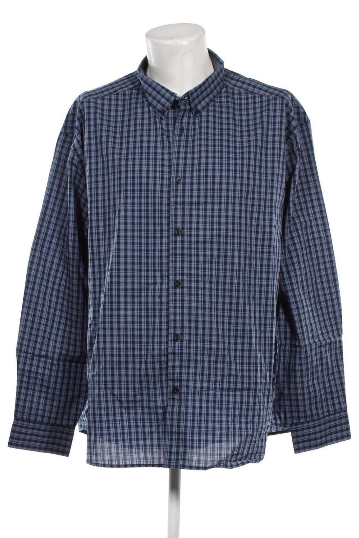 Ανδρικό πουκάμισο Luciano, Μέγεθος 4XL, Χρώμα Μπλέ, Τιμή 21,03 €
