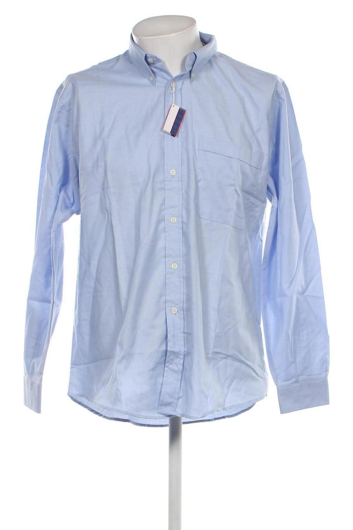 Herrenhemd Marcel Clair, Größe L, Farbe Blau, Preis € 18,22