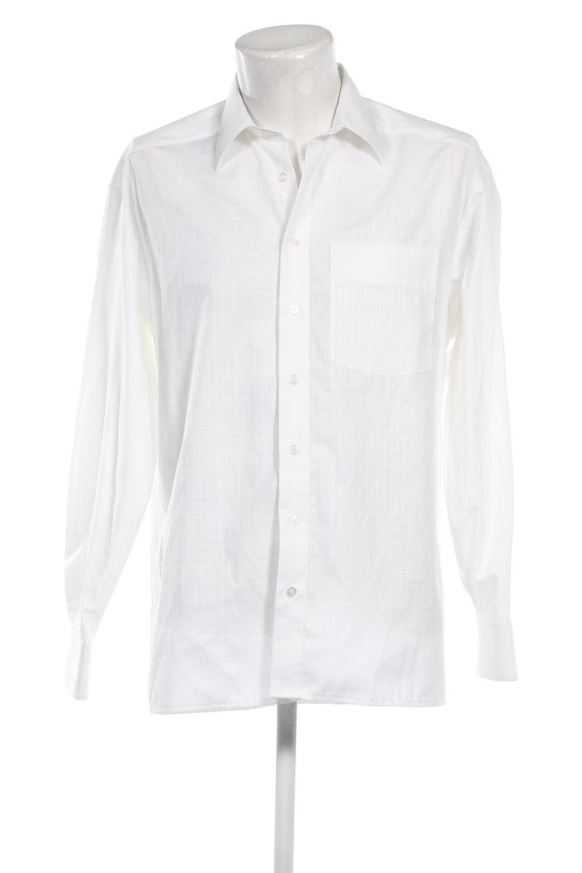 Ανδρικό πουκάμισο Marvelis, Μέγεθος L, Χρώμα Λευκό, Τιμή 12,62 €