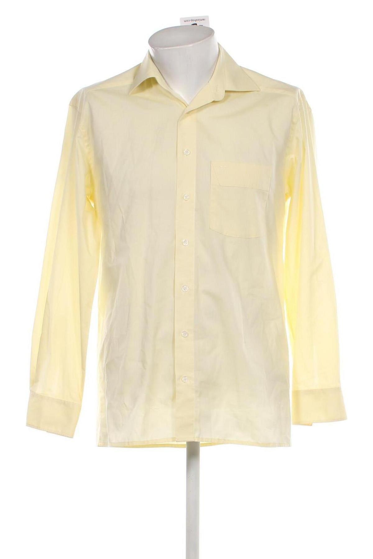 Herrenhemd Marvelis, Größe M, Farbe Gelb, Preis € 4,50