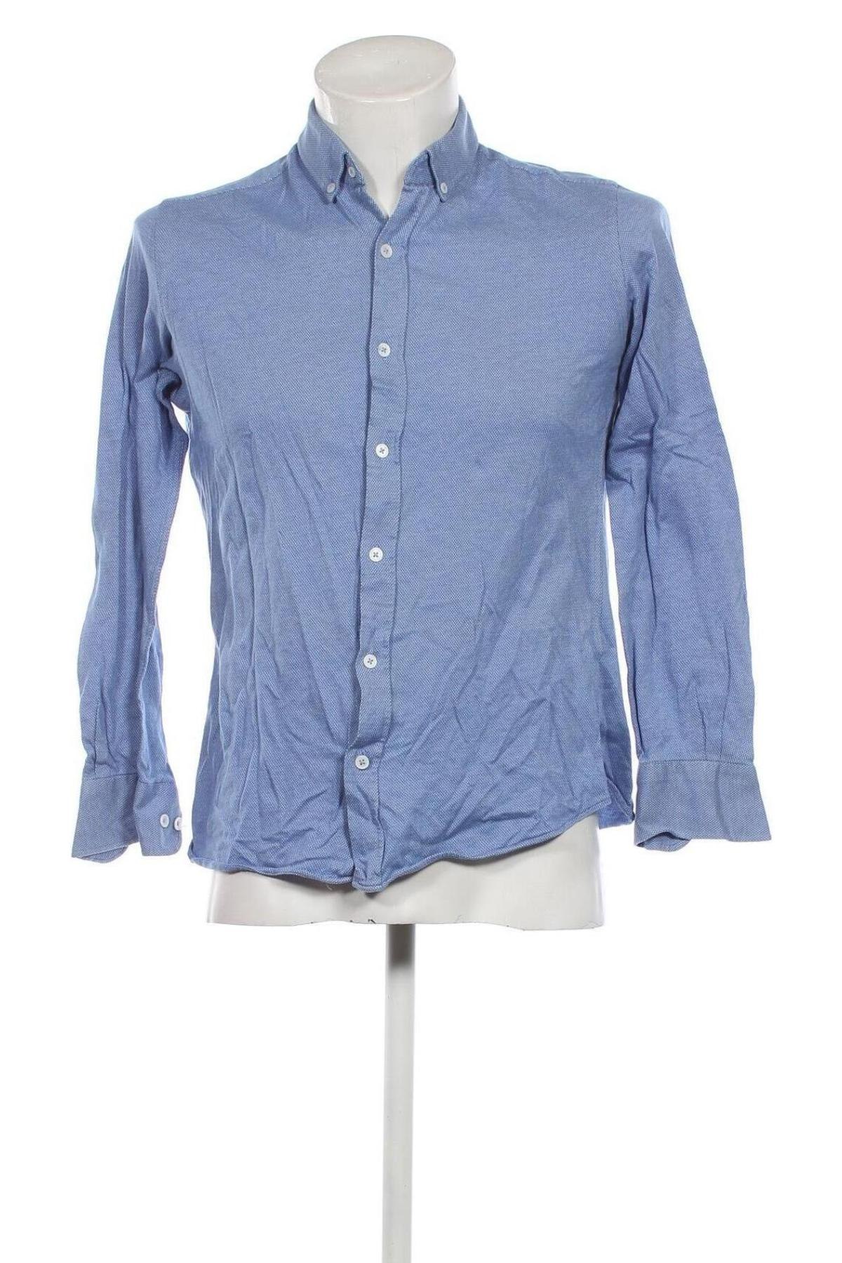Ανδρικό πουκάμισο Massimo Dutti, Μέγεθος M, Χρώμα Μπλέ, Τιμή 15,68 €