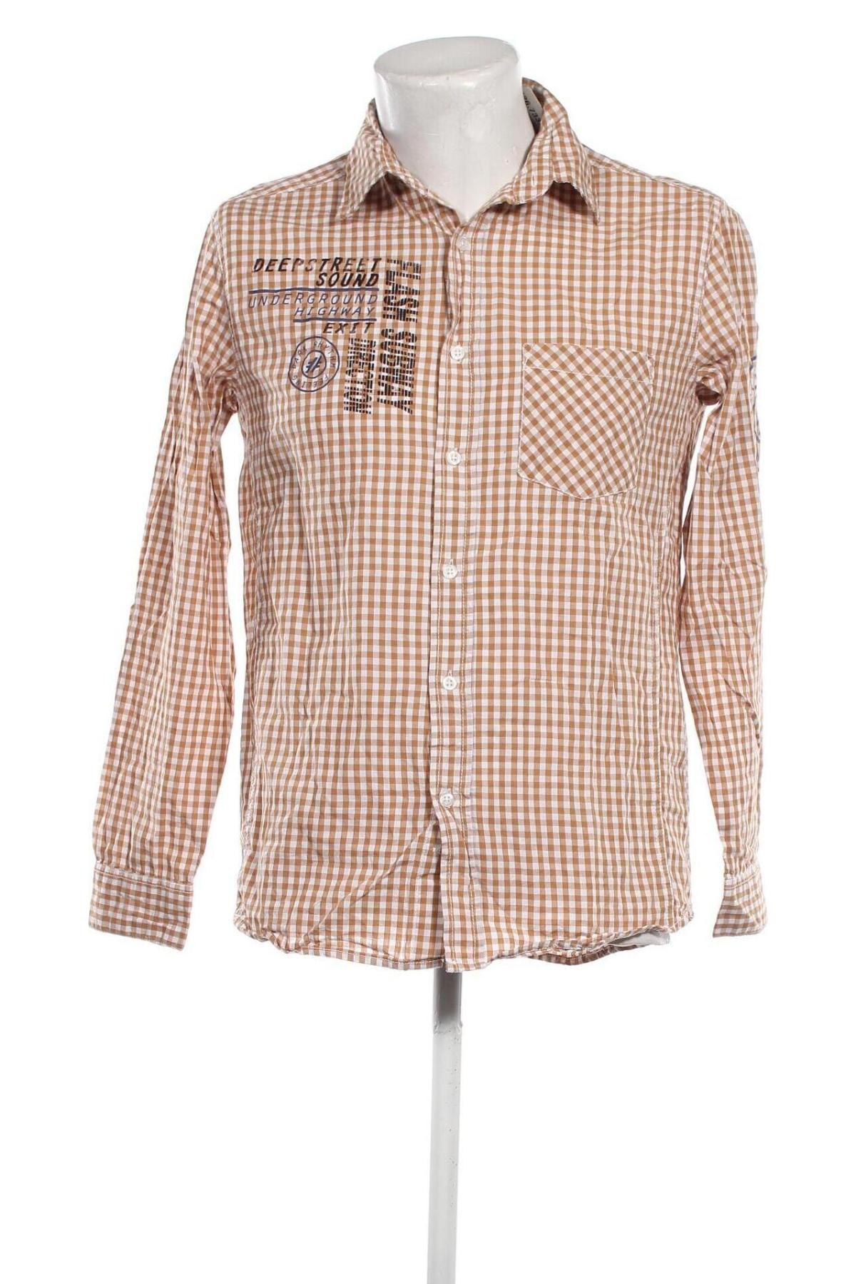 Мъжка риза Mauro Ferrini, Размер M, Цвят Кафяв, Цена 10,15 лв.