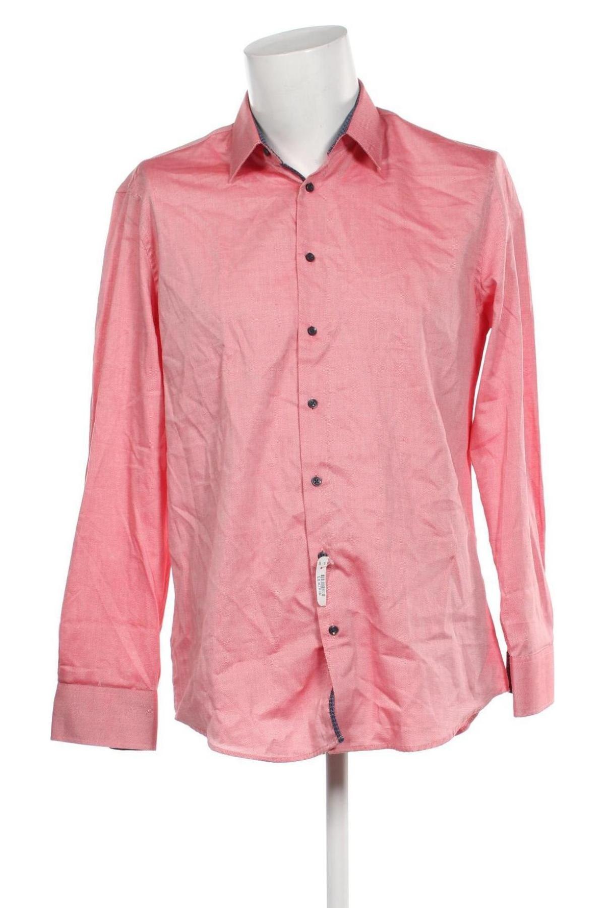 Мъжка риза Montego, Размер L, Цвят Червен, Цена 7,54 лв.