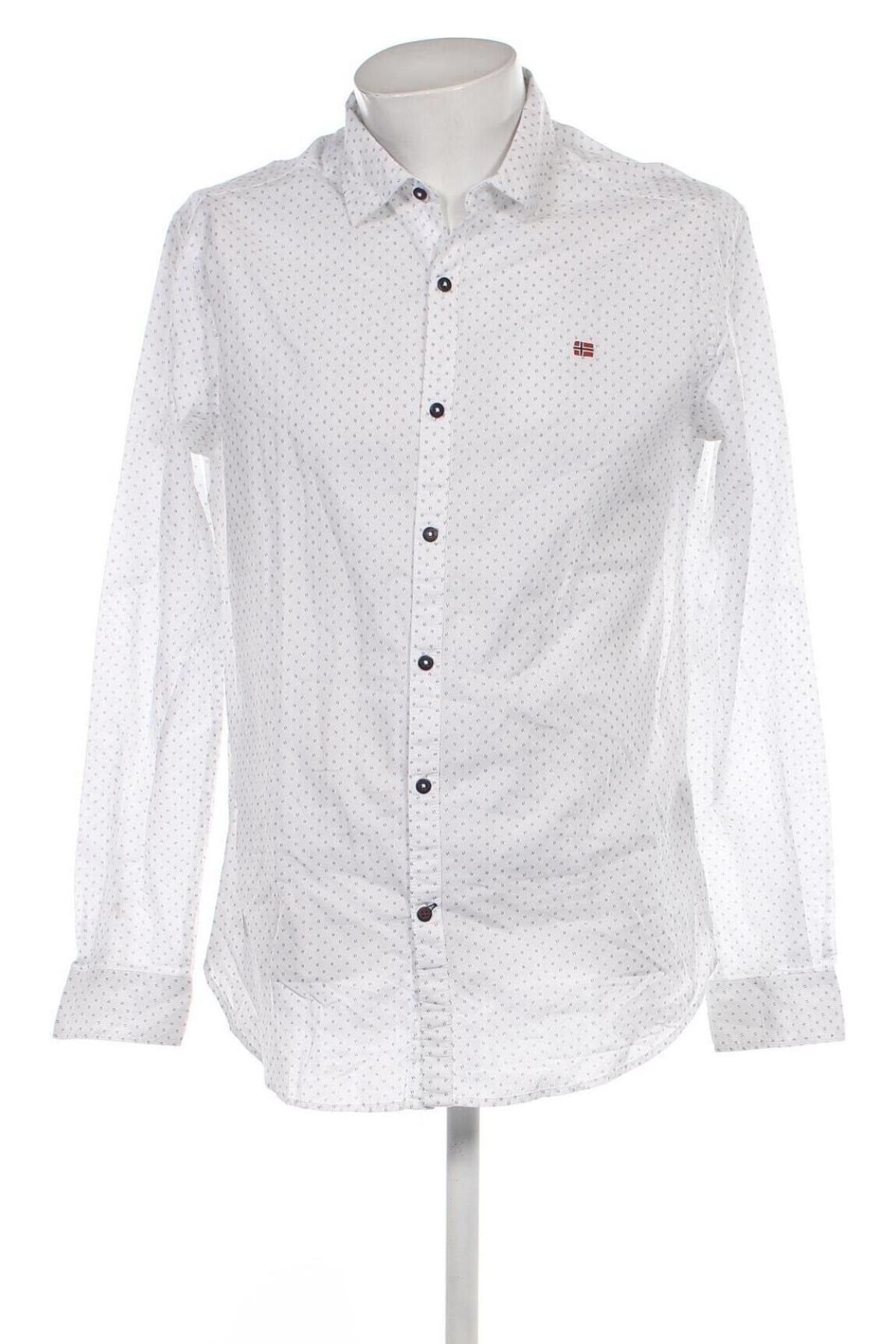 Herrenhemd Napapijri, Größe XL, Farbe Weiß, Preis 52,19 €