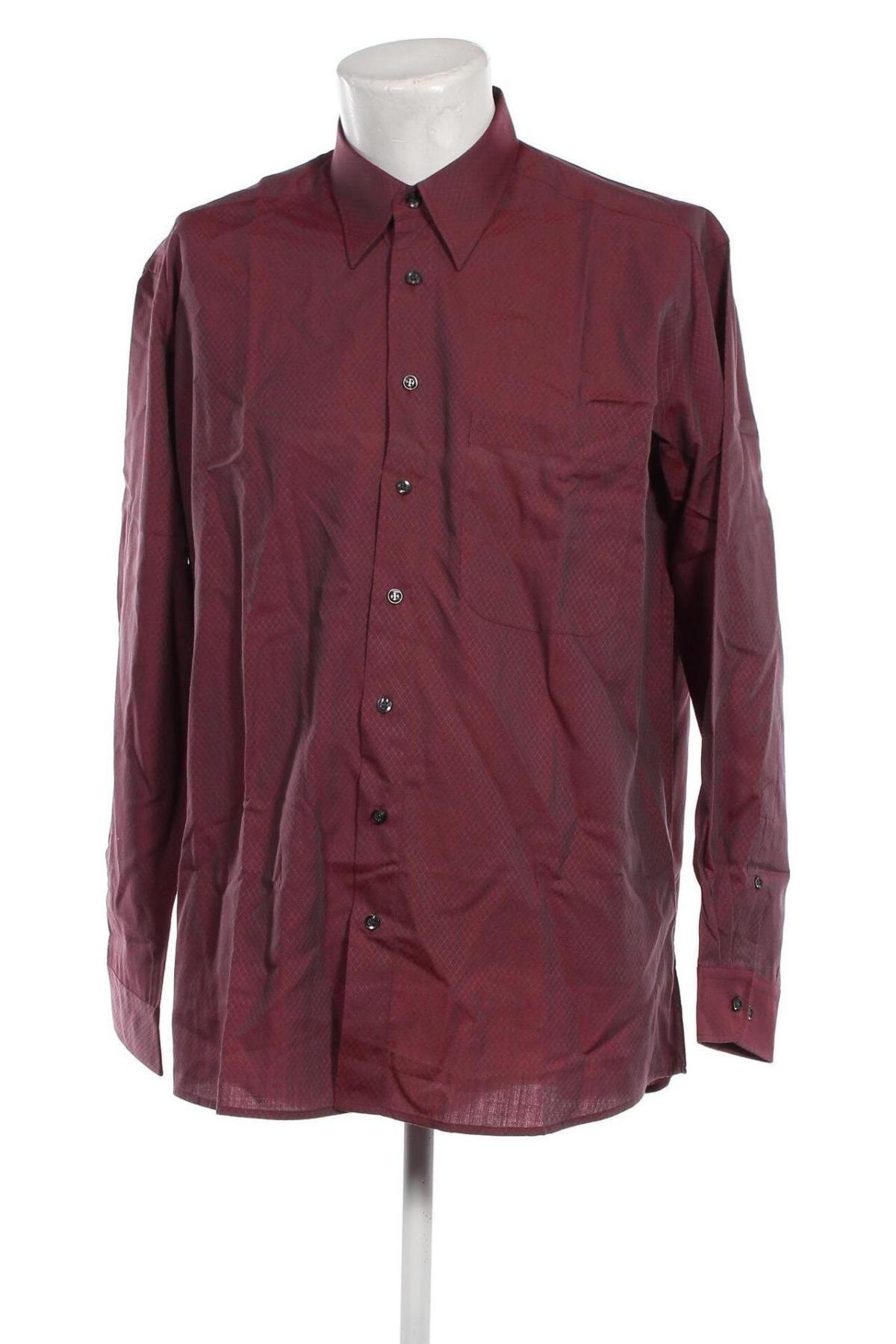 Ανδρικό πουκάμισο Nick Taylor, Μέγεθος XL, Χρώμα Κόκκινο, Τιμή 9,69 €