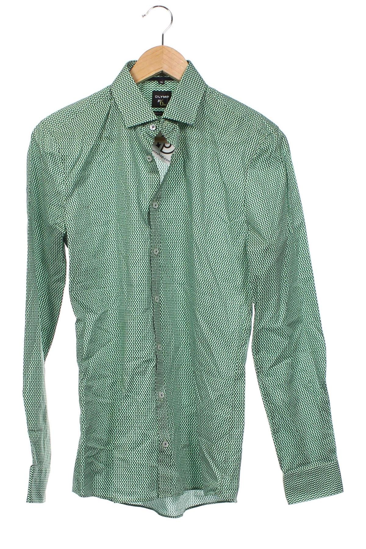 Мъжка риза Olymp, Размер M, Цвят Зелен, Цена 44,55 лв.