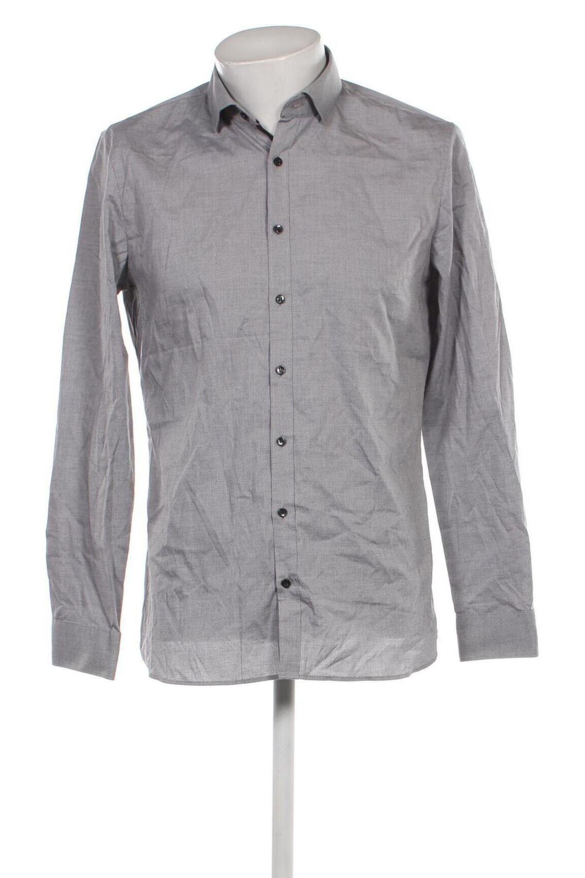 Herrenhemd Olymp, Größe L, Farbe Grau, Preis € 26,02
