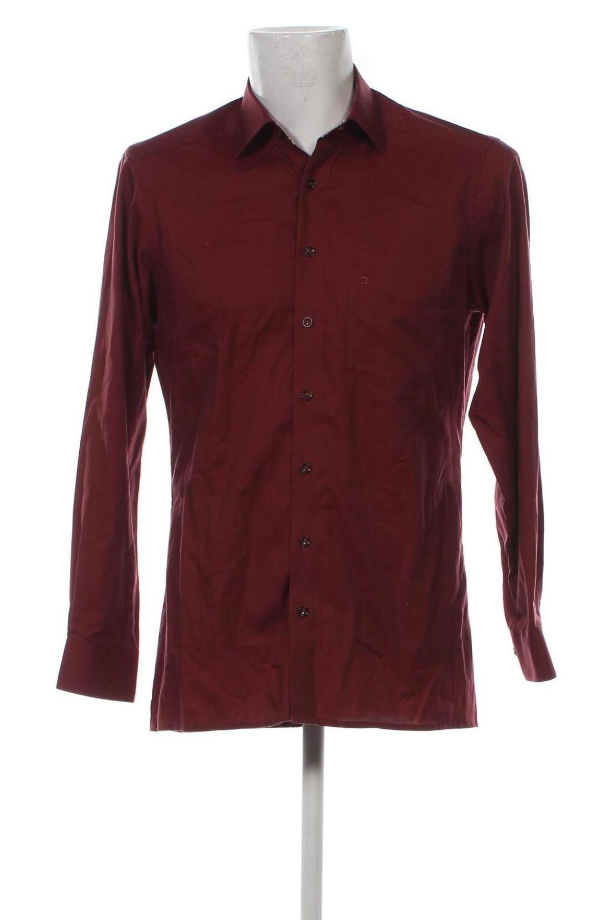 Herrenhemd Olymp, Größe M, Farbe Rot, Preis 38,27 €
