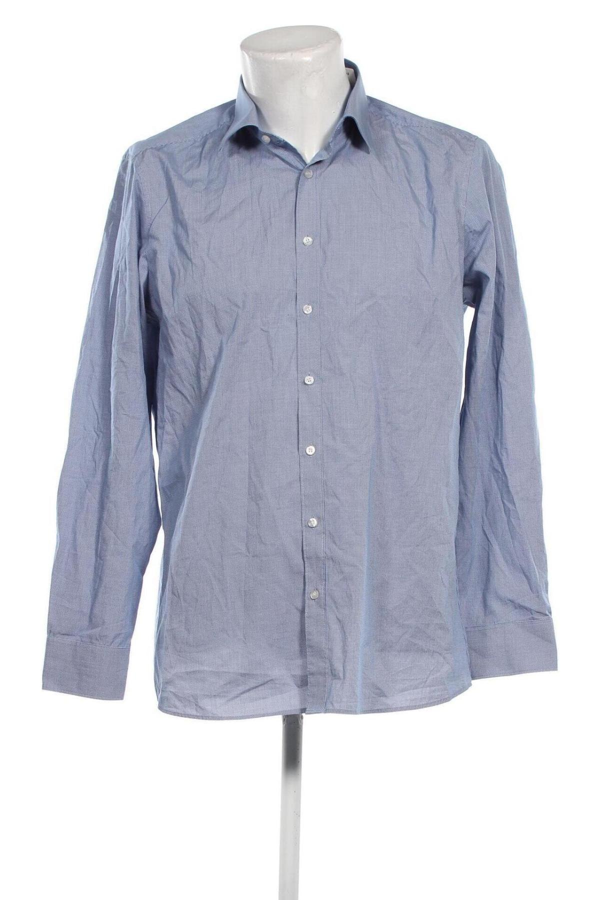 Ανδρικό πουκάμισο Olymp, Μέγεθος XL, Χρώμα Μπλέ, Τιμή 30,96 €