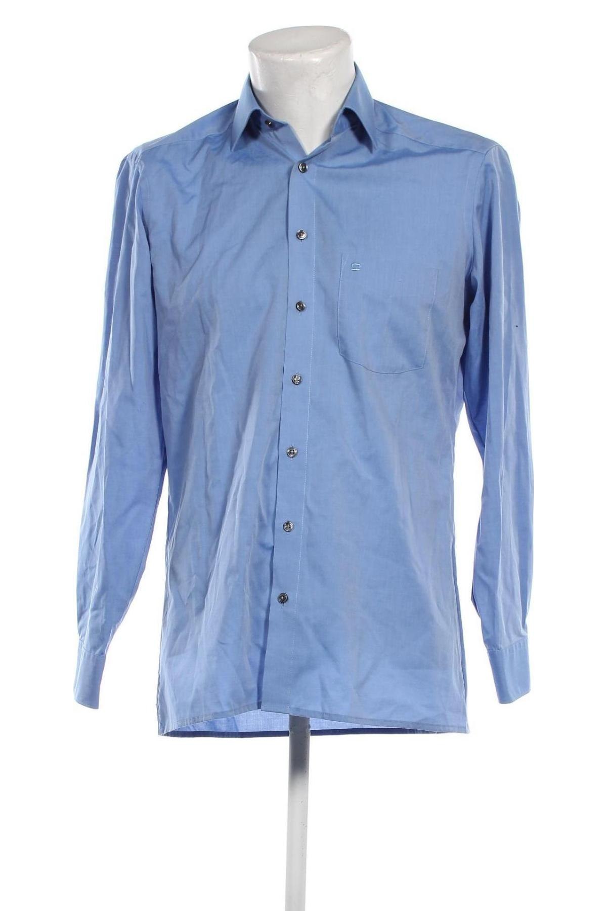 Herrenhemd Olymp, Größe M, Farbe Blau, Preis 18,75 €