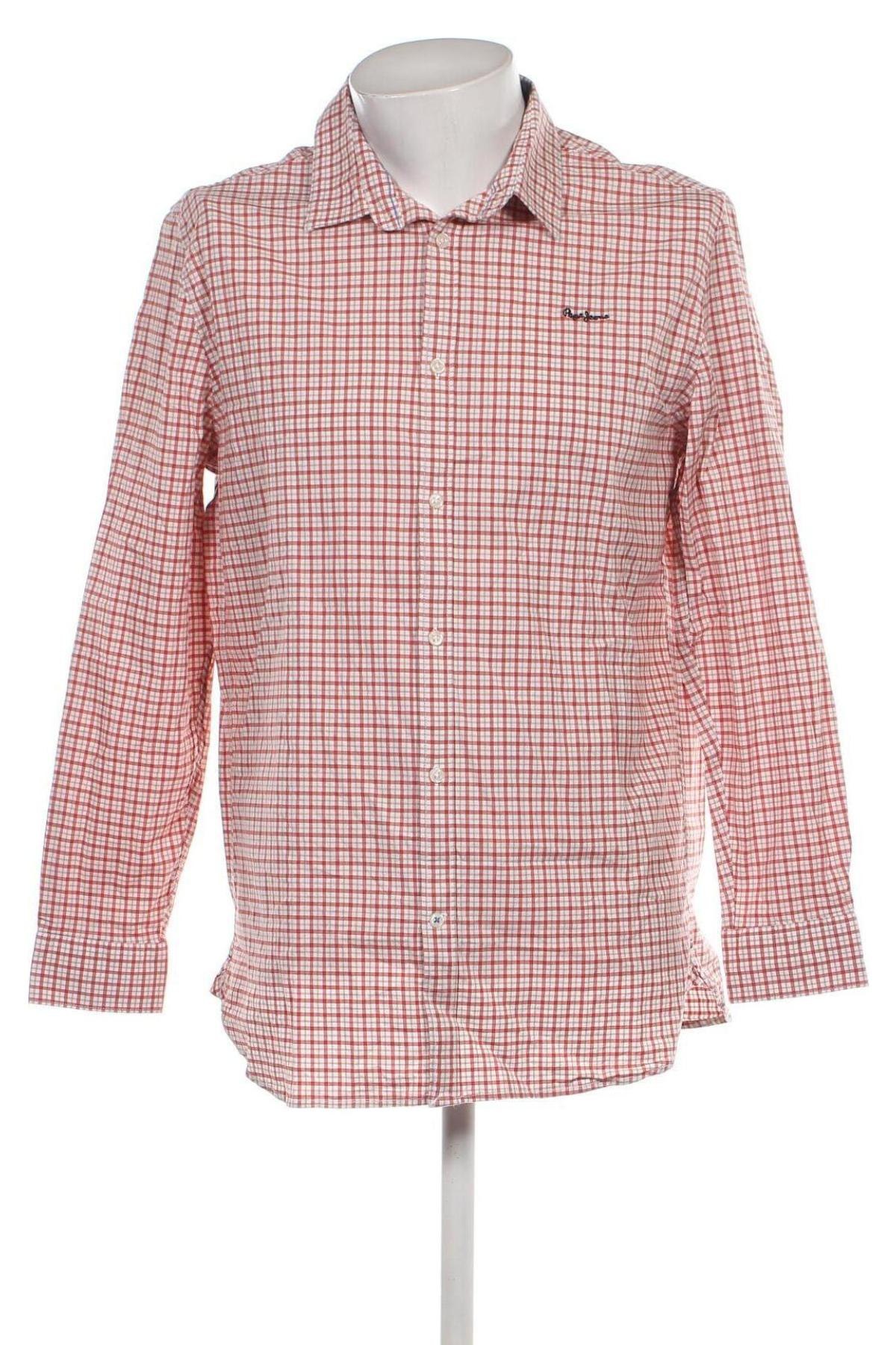 Herrenhemd Pepe Jeans, Größe XXL, Farbe Rot, Preis 51,78 €