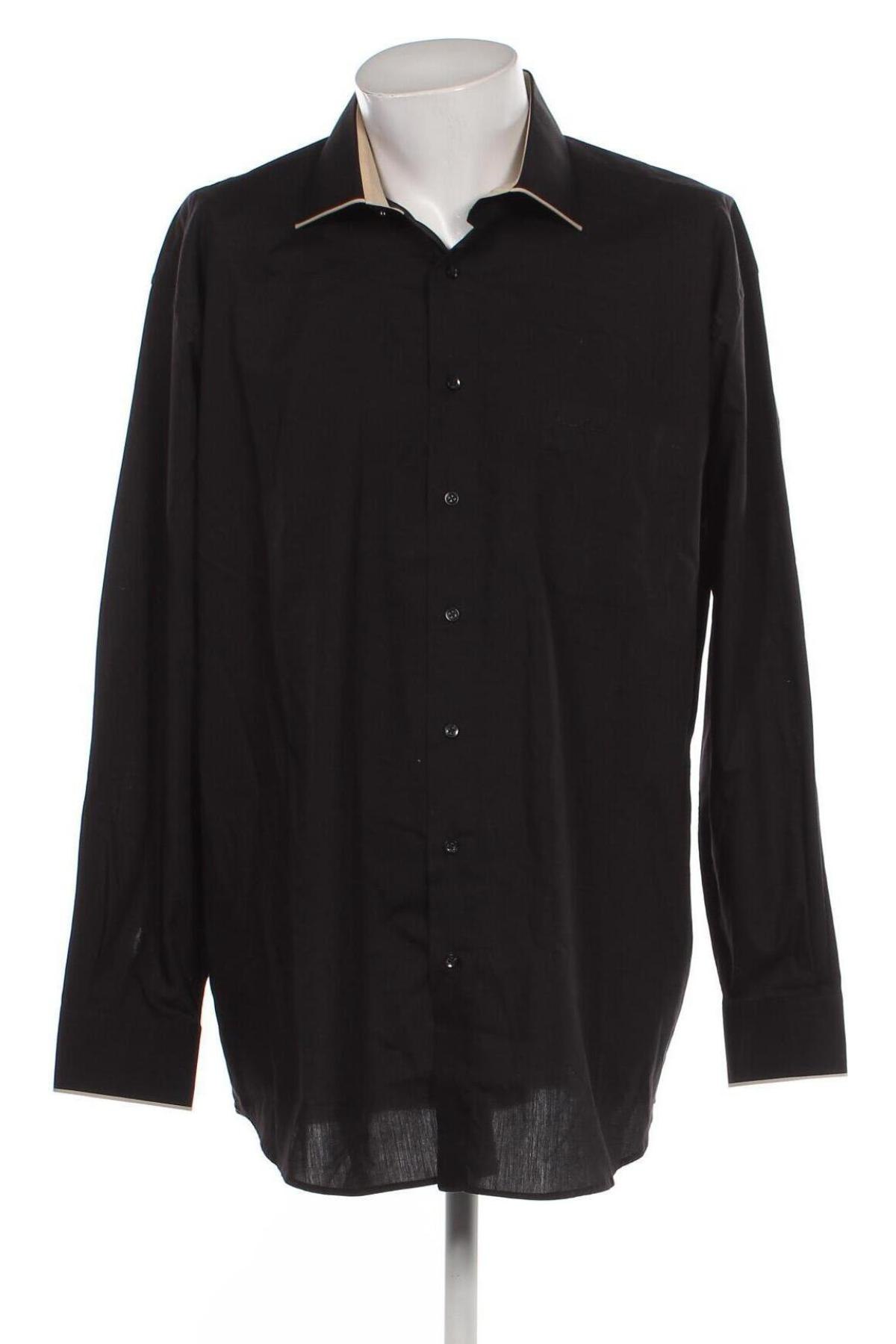 Ανδρικό πουκάμισο Pierre Cardin, Μέγεθος XXL, Χρώμα Μαύρο, Τιμή 25,86 €