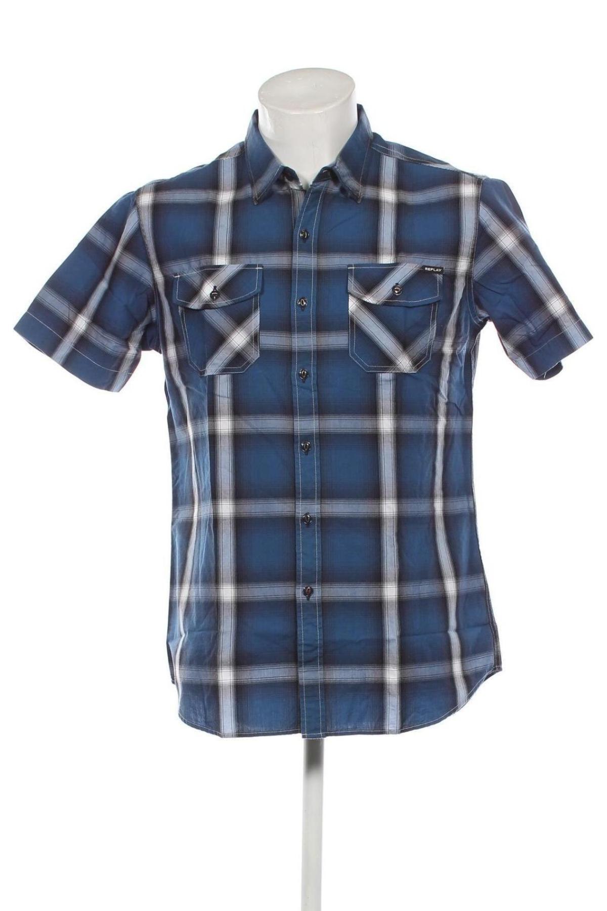 Ανδρικό πουκάμισο Replay, Μέγεθος XL, Χρώμα Πολύχρωμο, Τιμή 28,60 €