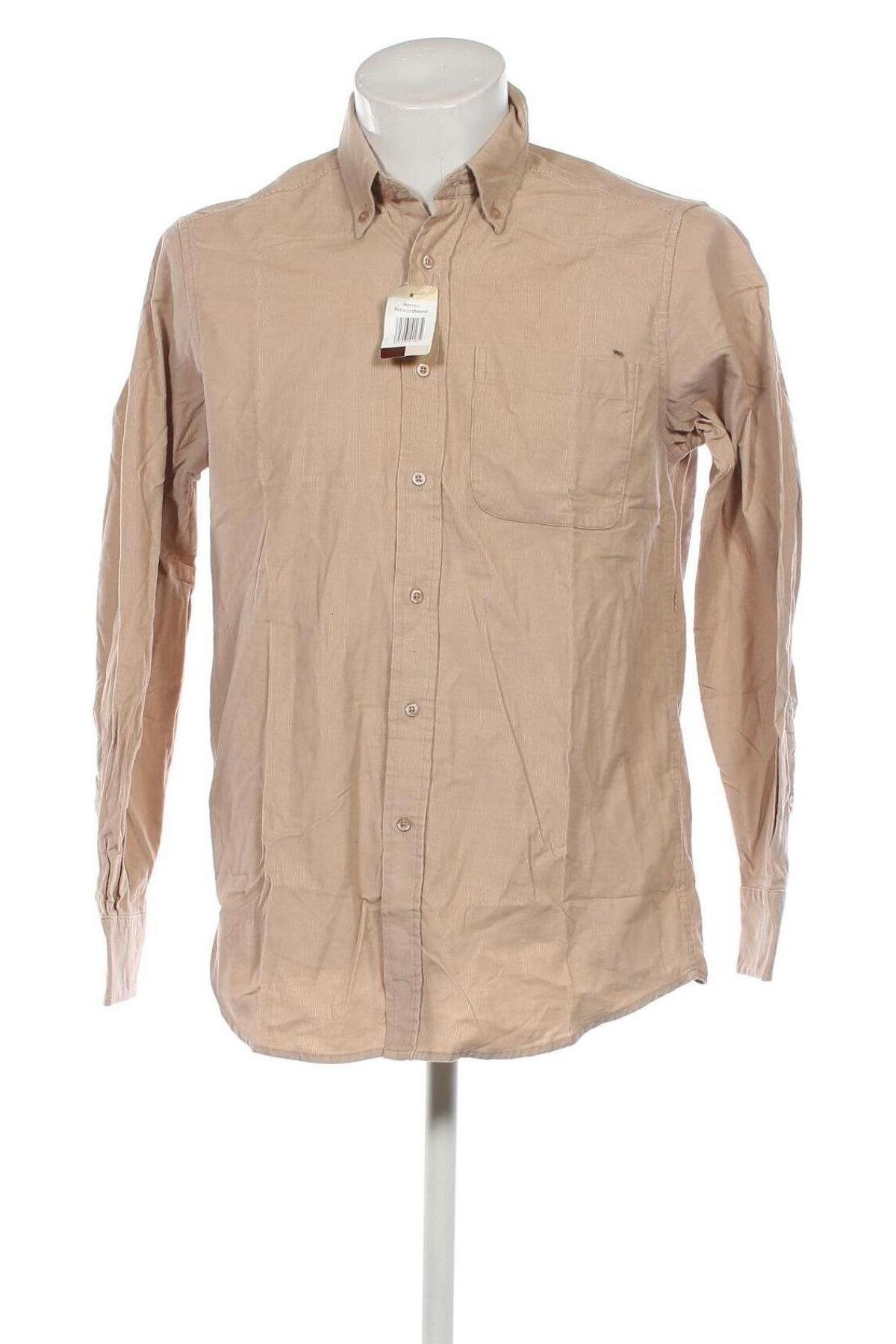 Мъжка риза Ronley, Размер M, Цвят Бежов, Цена 46,00 лв.