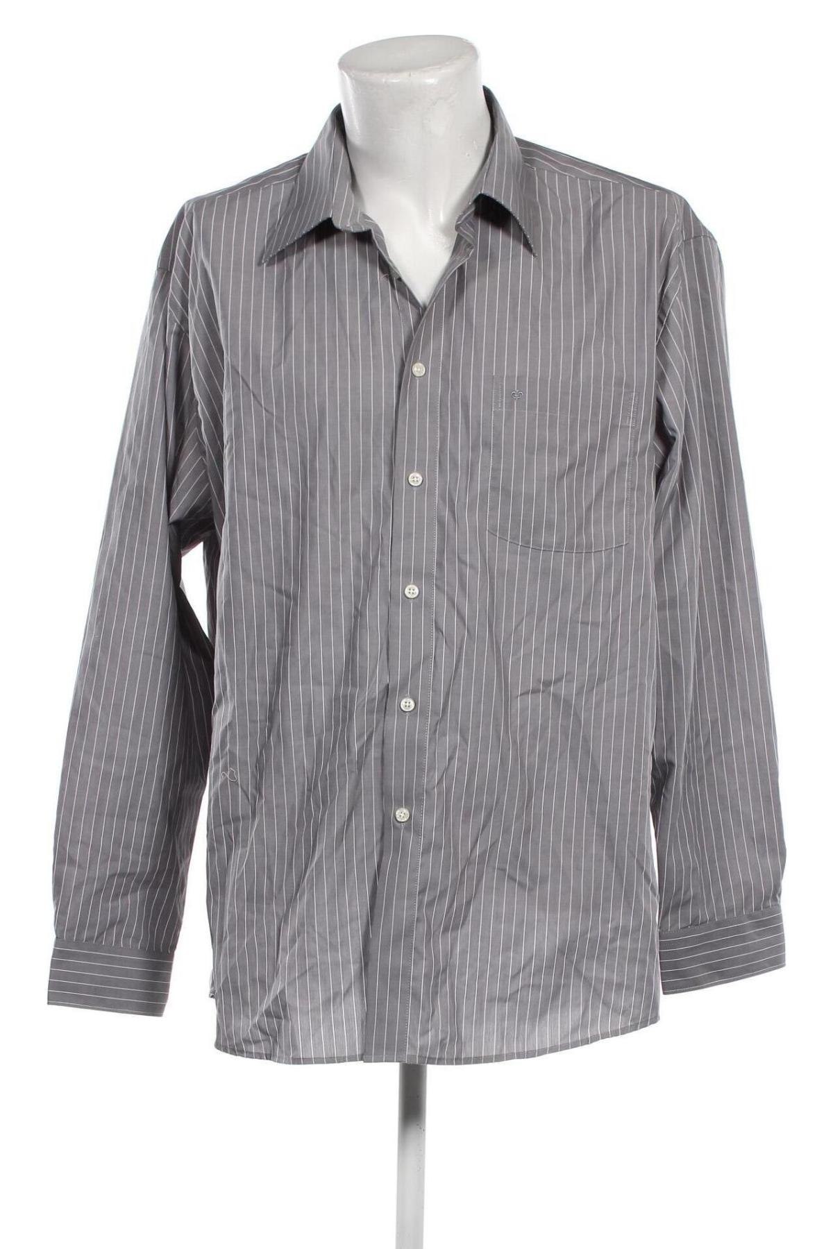 Ανδρικό πουκάμισο Royal Class, Μέγεθος XXL, Χρώμα Γκρί, Τιμή 17,94 €