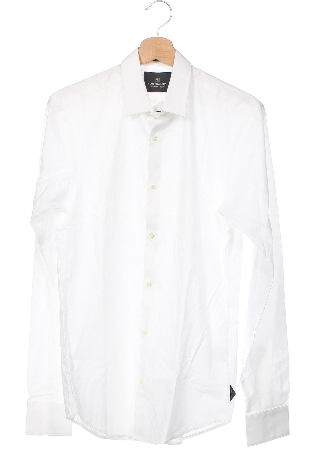 Мъжка риза Scotch & Soda, Размер S, Цвят Бял, Цена 161,00 лв.