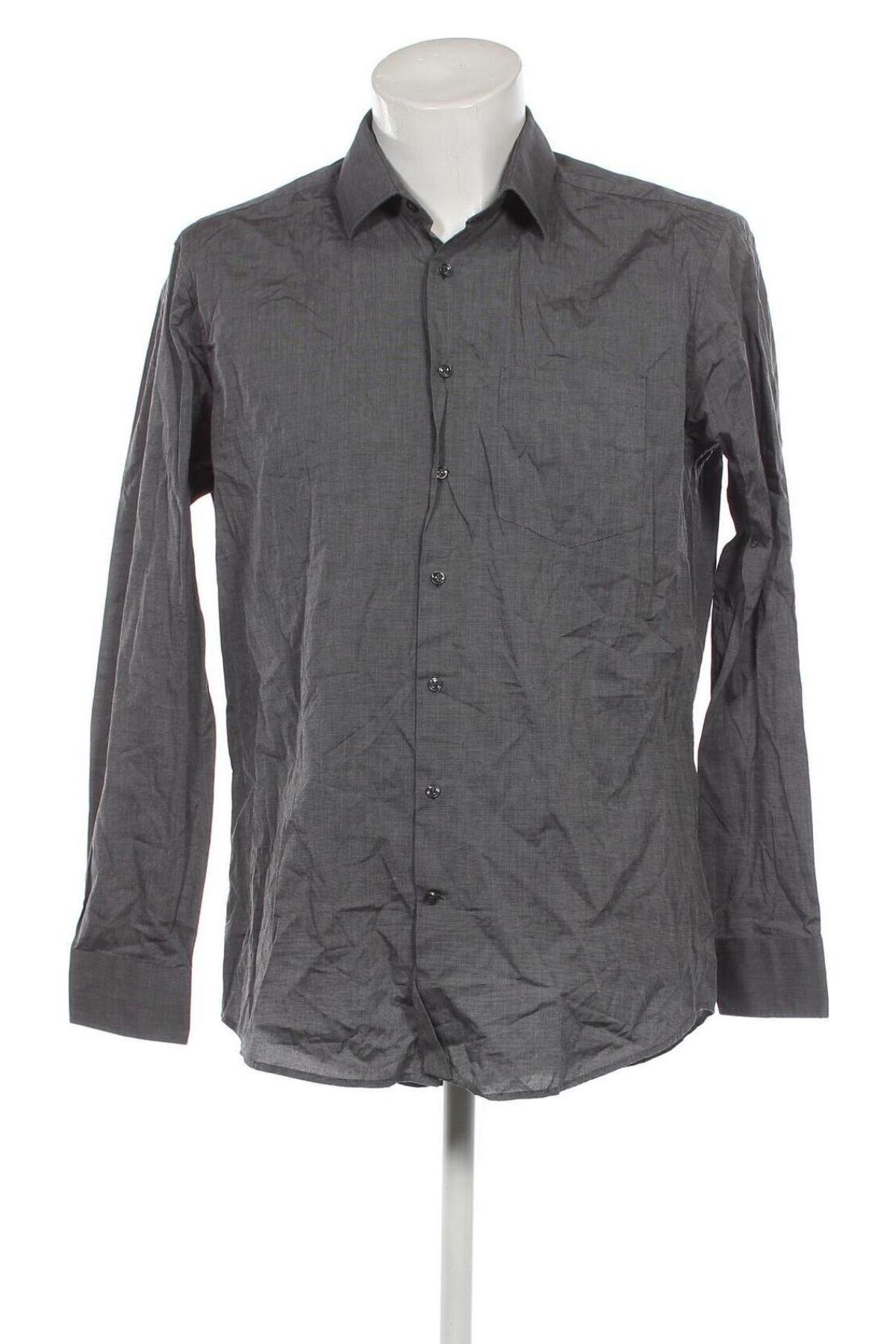 Ανδρικό πουκάμισο Seidensticker, Μέγεθος L, Χρώμα Γκρί, Τιμή 10,09 €