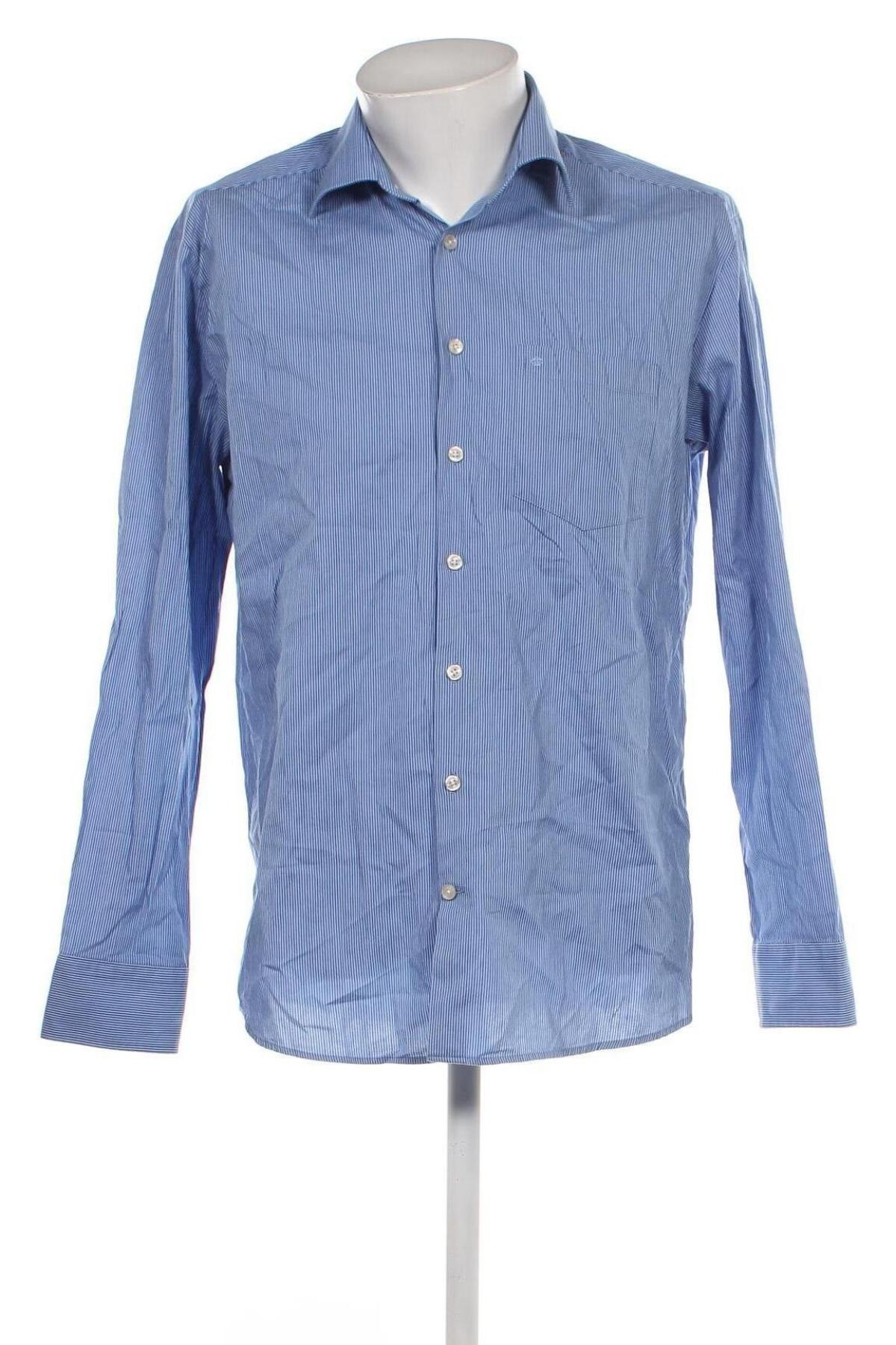 Herrenhemd Seidensticker, Größe L, Farbe Blau, Preis € 9,70