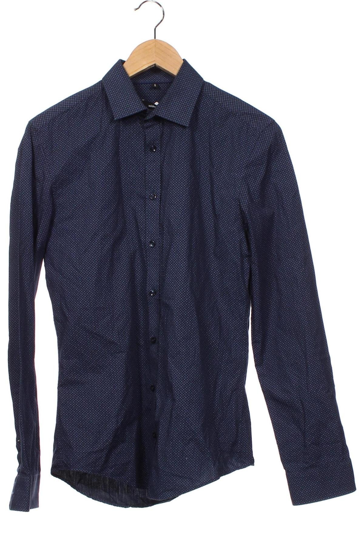 Herrenhemd Seidensticker, Größe S, Farbe Blau, Preis € 4,26