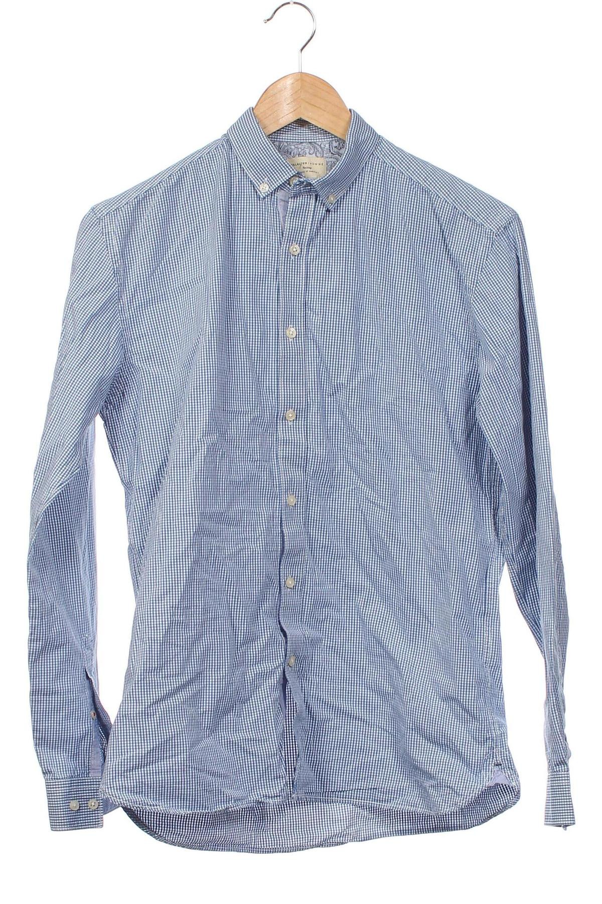 Ανδρικό πουκάμισο Selected Homme, Μέγεθος S, Χρώμα Μπλέ, Τιμή 13,69 €