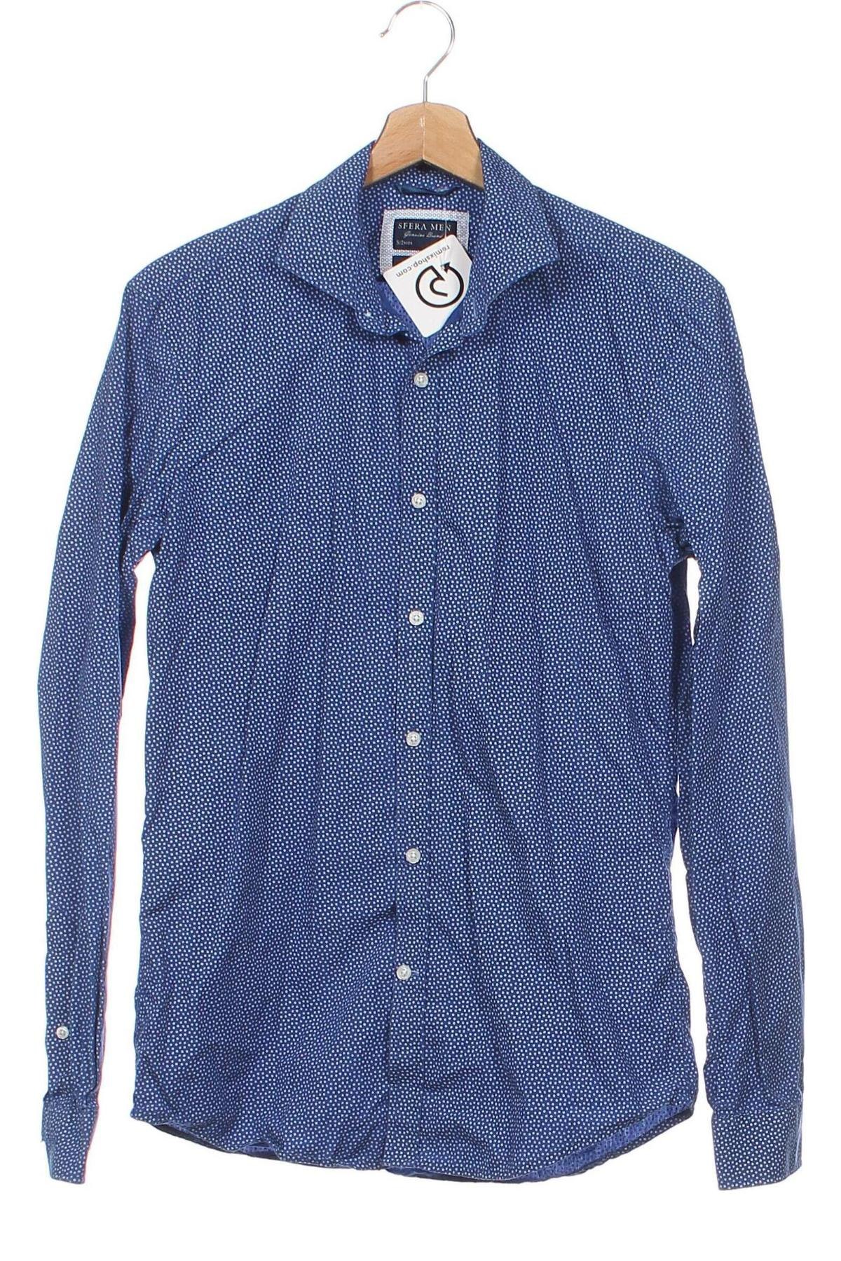 Ανδρικό πουκάμισο Sfera Man, Μέγεθος S, Χρώμα Μπλέ, Τιμή 4,45 €