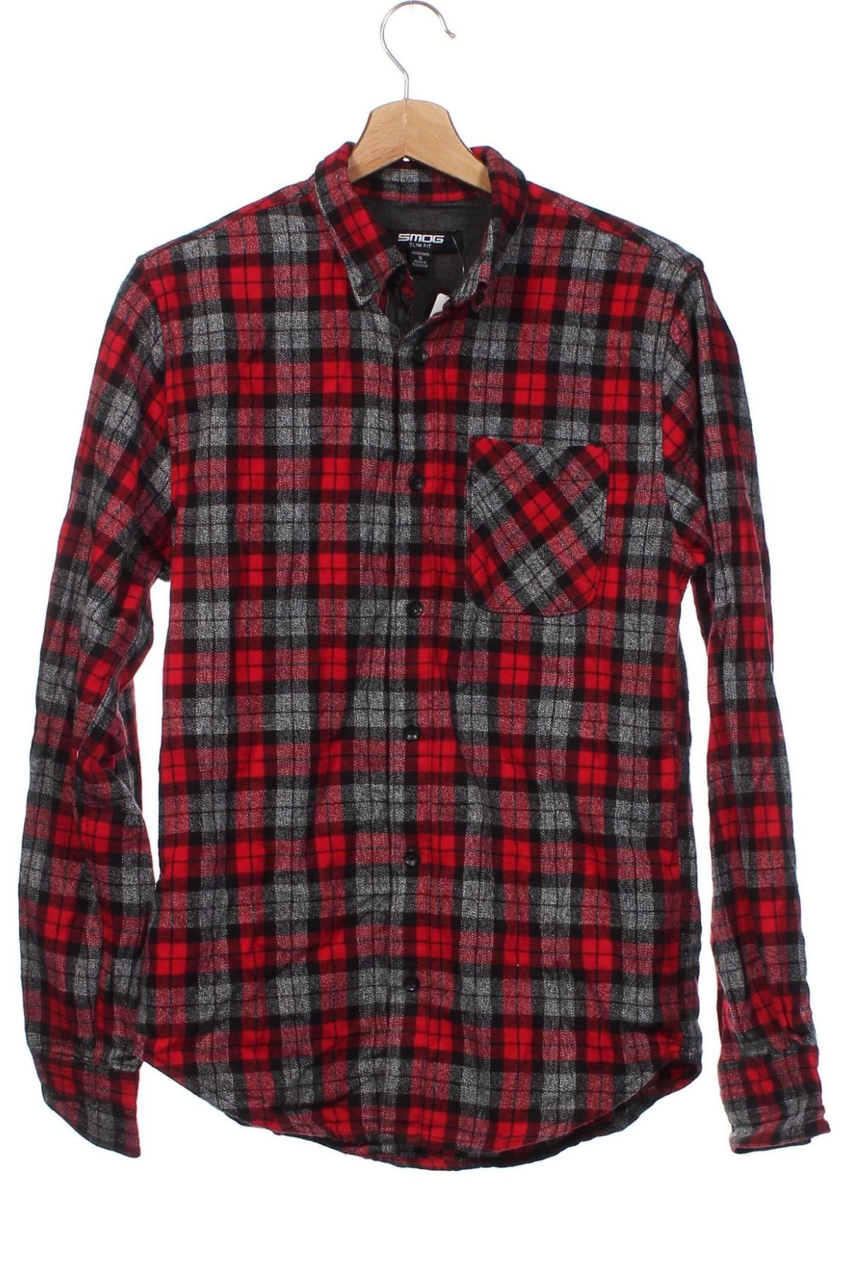 Ανδρικό πουκάμισο Smog, Μέγεθος S, Χρώμα Πολύχρωμο, Τιμή 7,00 €
