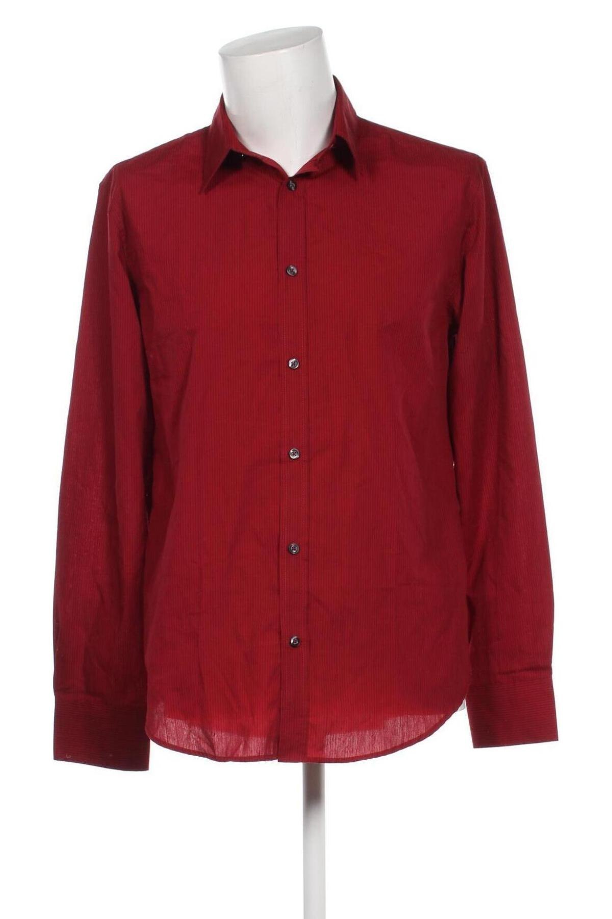 Ανδρικό πουκάμισο Smog, Μέγεθος L, Χρώμα Κόκκινο, Τιμή 9,69 €