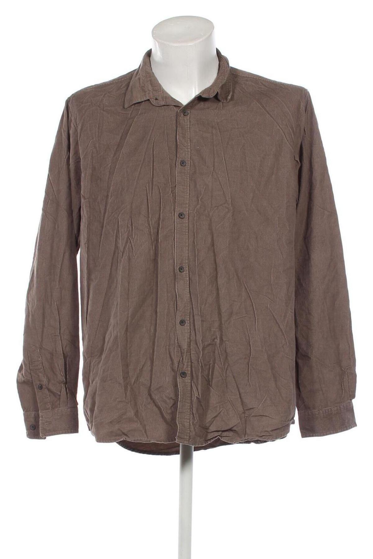 Herrenhemd Straight Up, Größe XXL, Farbe Braun, Preis 6,05 €