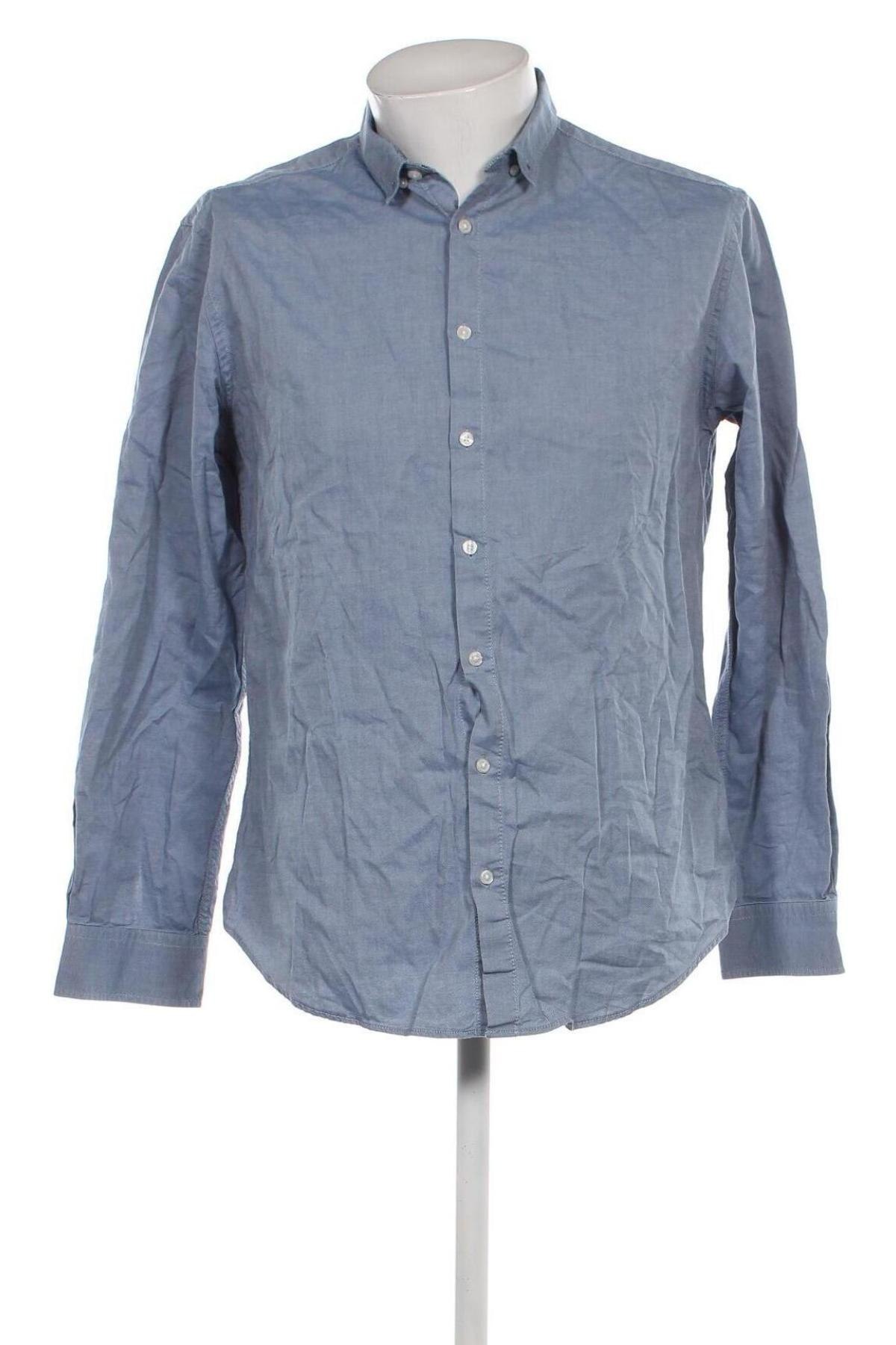 Herrenhemd Straight Up, Größe L, Farbe Blau, Preis 10,90 €