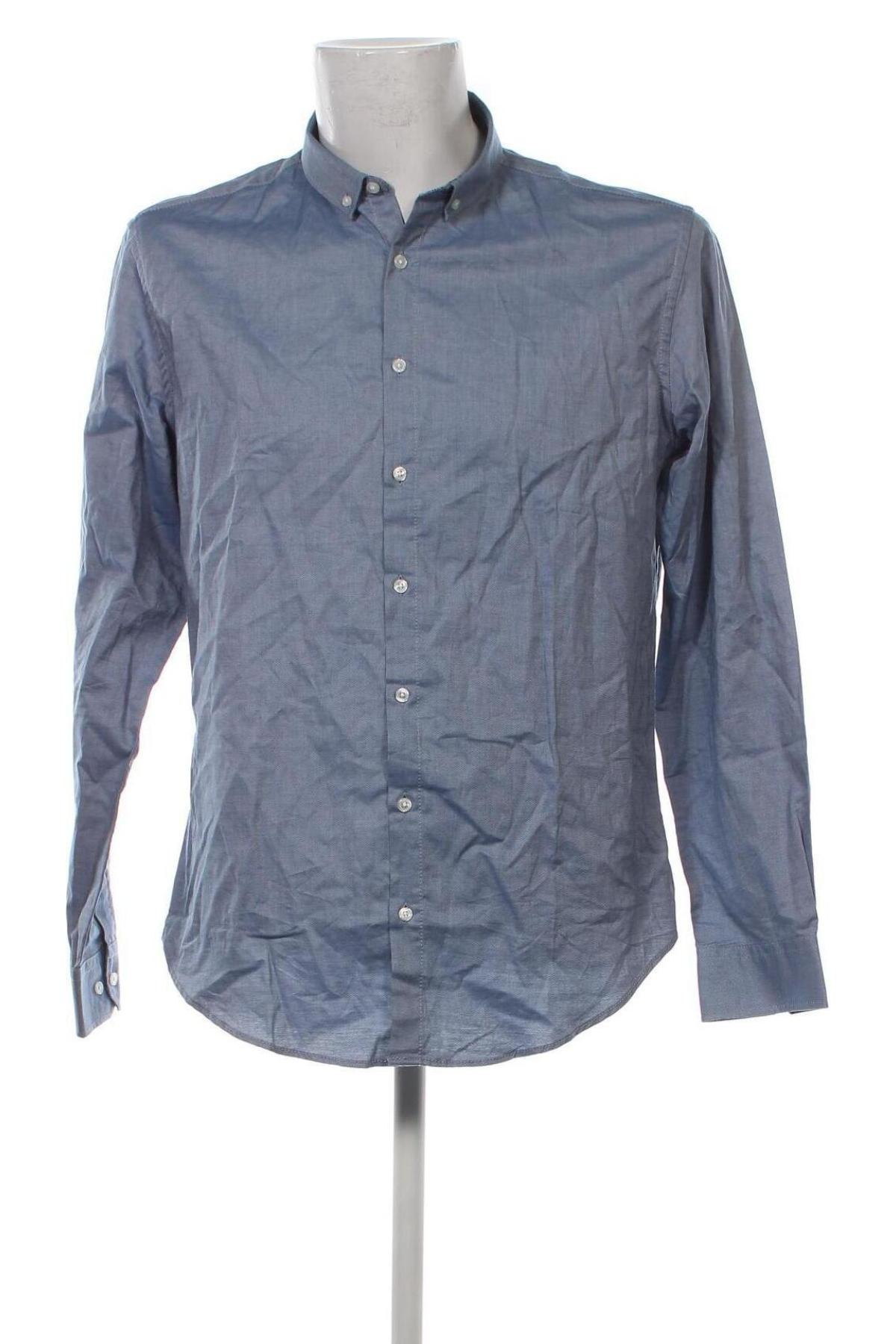 Herrenhemd Straight Up, Größe L, Farbe Blau, Preis € 6,26