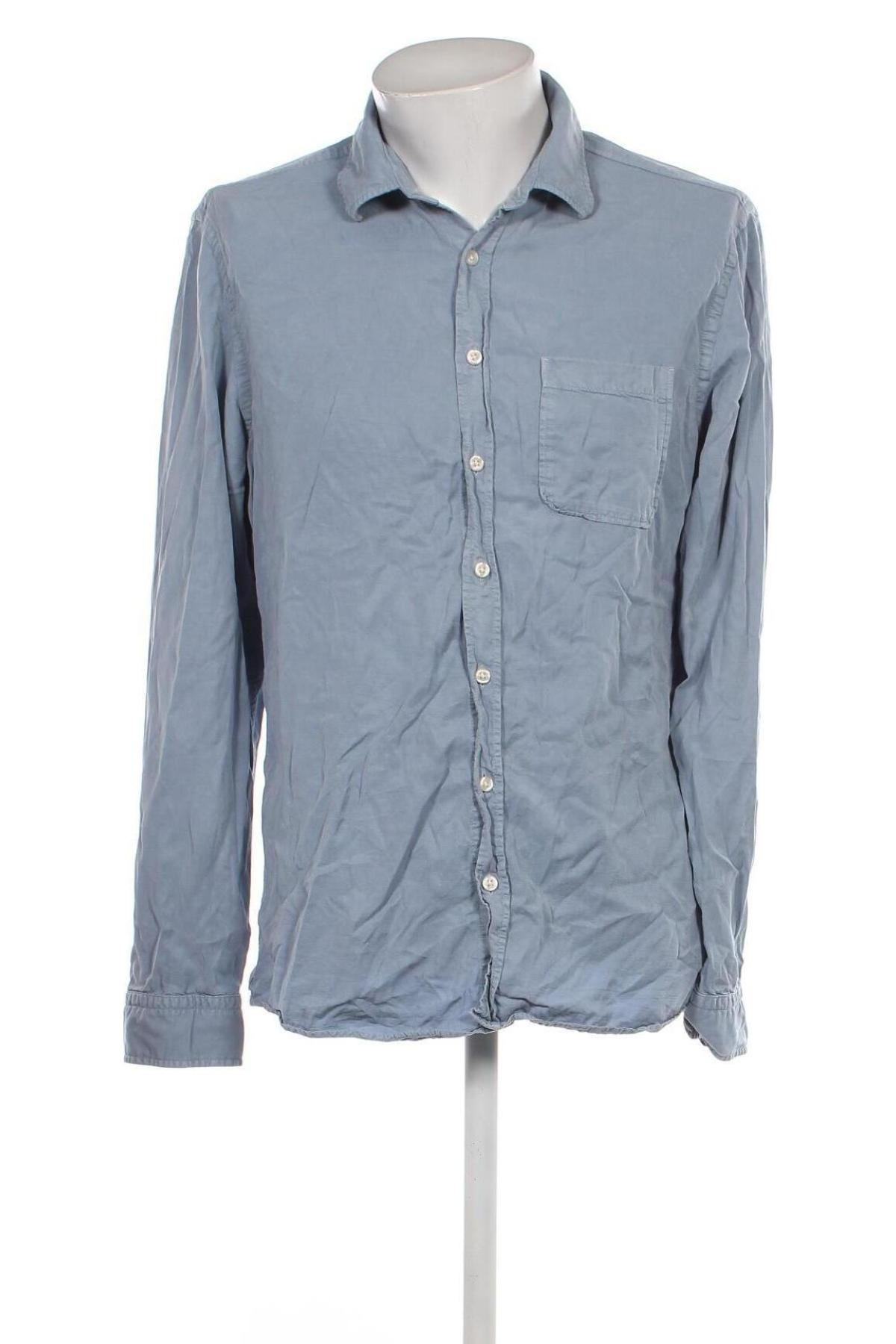Ανδρικό πουκάμισο Strellson, Μέγεθος L, Χρώμα Μπλέ, Τιμή 25,86 €