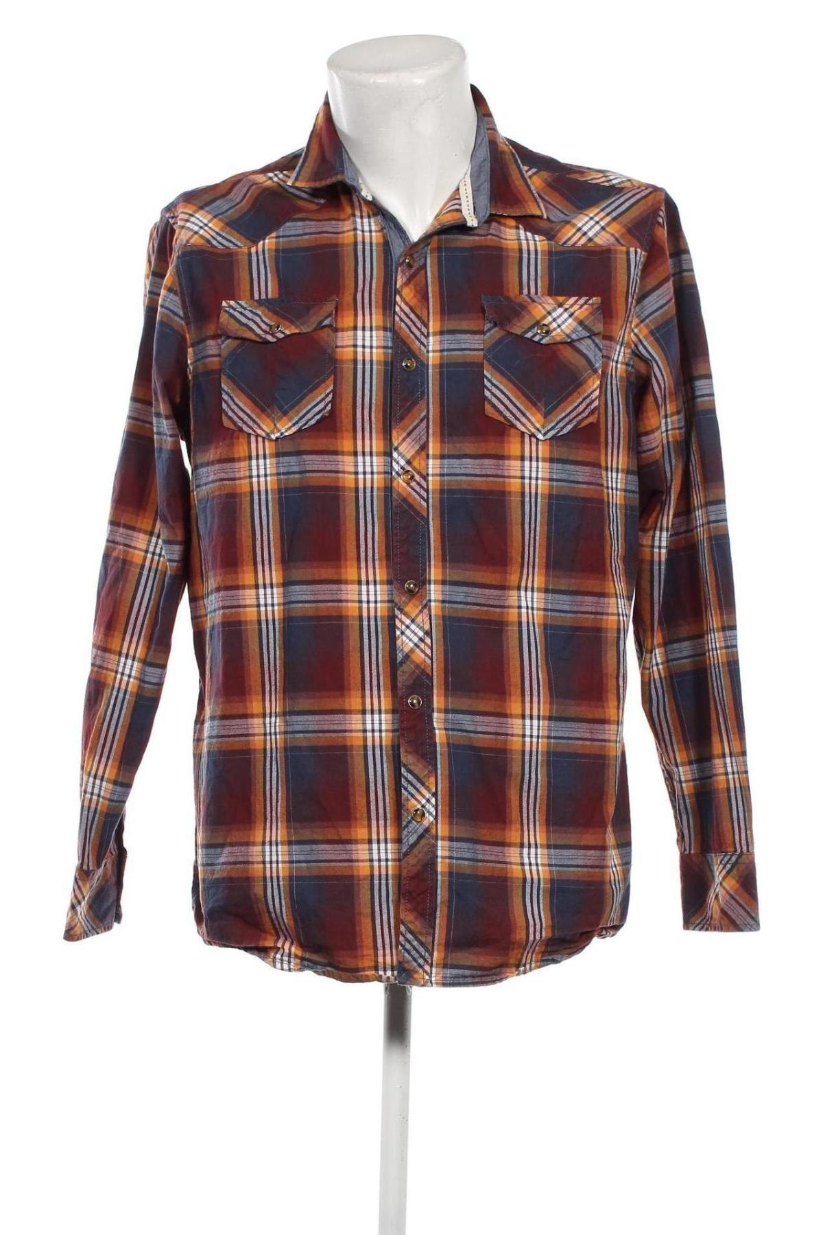 Ανδρικό πουκάμισο Tantum O.N., Μέγεθος L, Χρώμα Πολύχρωμο, Τιμή 7,18 €