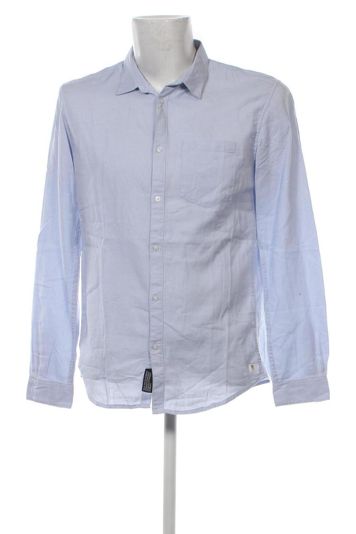 Ανδρικό πουκάμισο Tom Tailor, Μέγεθος L, Χρώμα Μπλέ, Τιμή 22,62 €