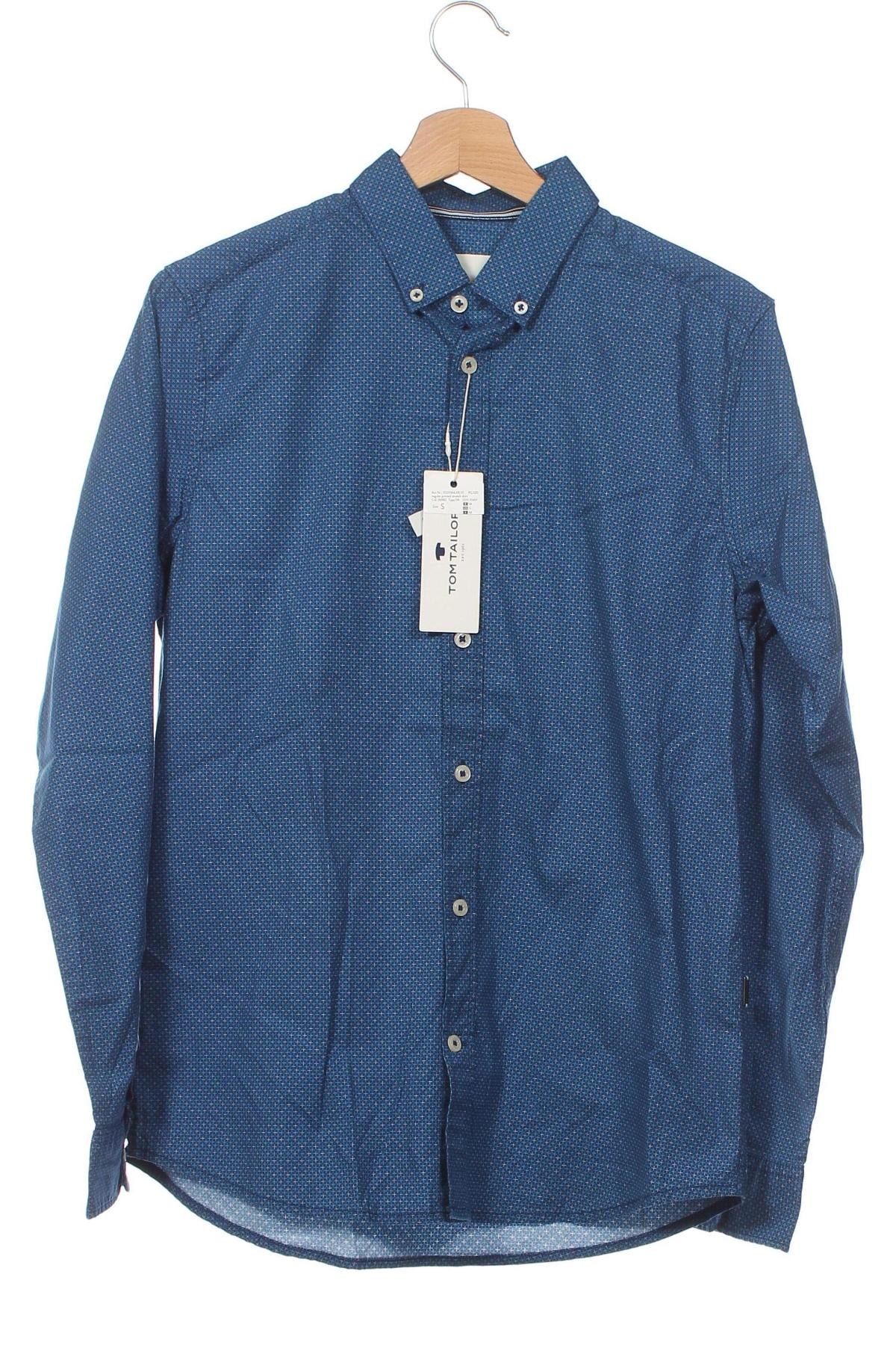 Herrenhemd Tom Tailor, Größe S, Farbe Blau, Preis 13,89 €