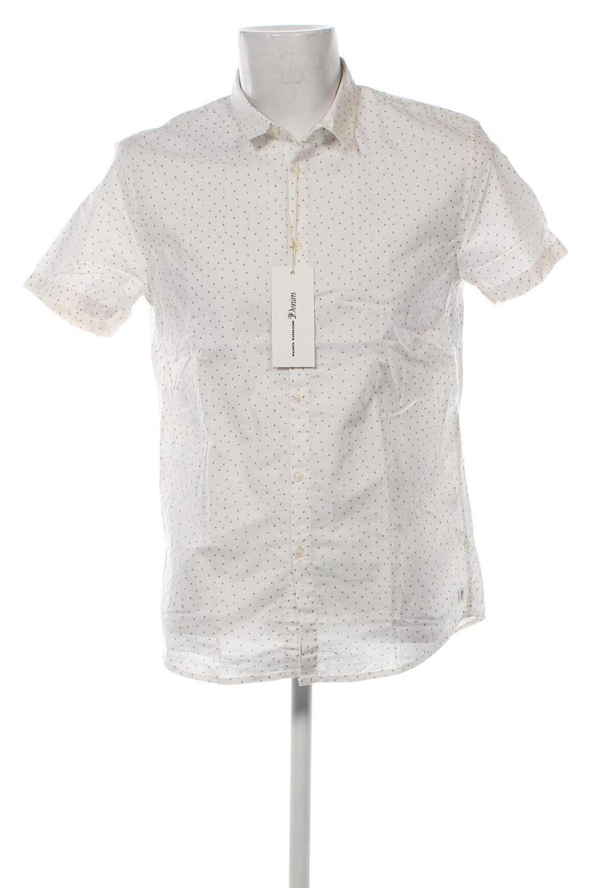 Ανδρικό πουκάμισο Tom Tailor, Μέγεθος L, Χρώμα Λευκό, Τιμή 21,43 €