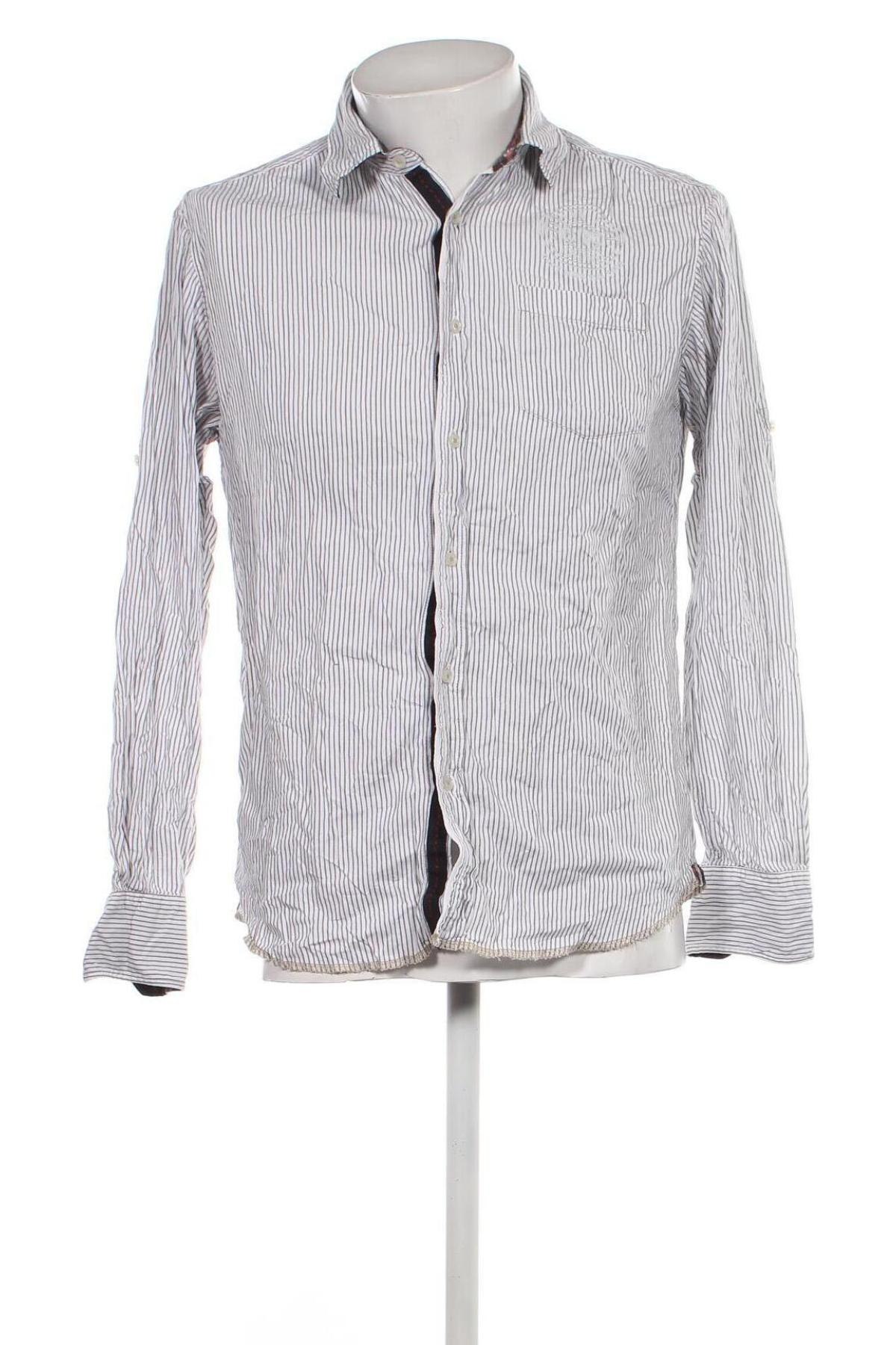Herrenhemd Tom Tailor, Größe M, Farbe Weiß, Preis 8,28 €