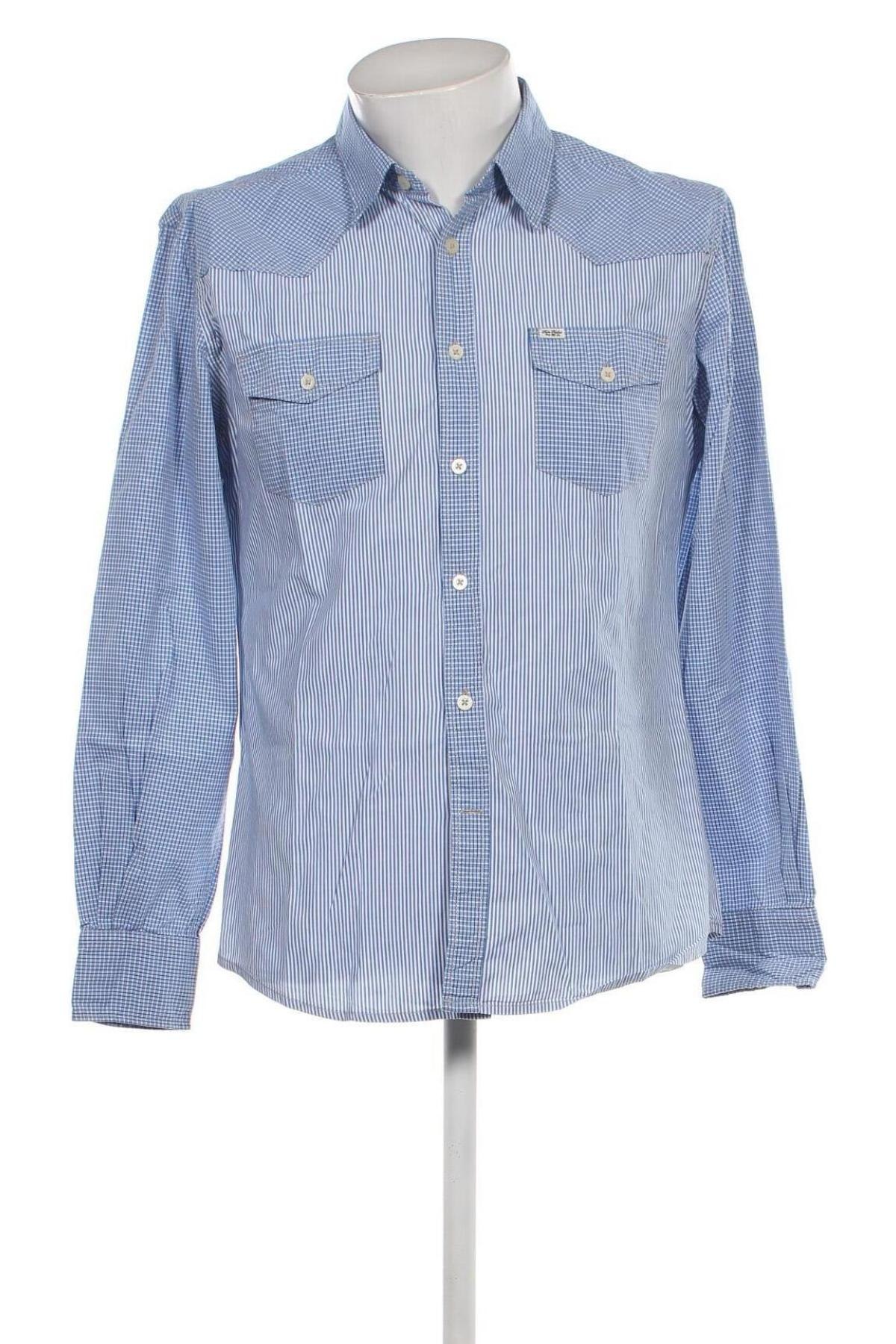 Ανδρικό πουκάμισο Tom Tailor, Μέγεθος L, Χρώμα Μπλέ, Τιμή 9,39 €