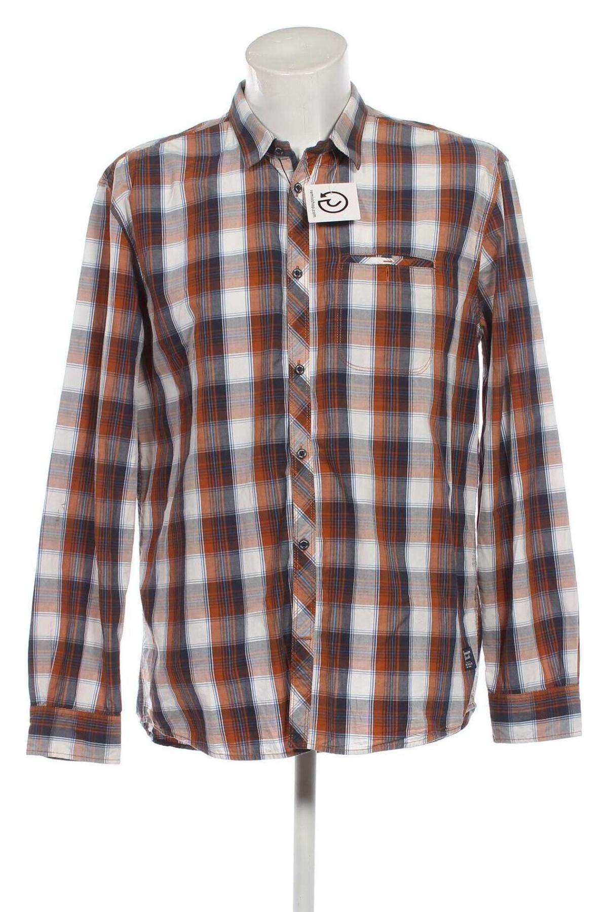 Мъжка риза Tom Tailor, Размер XXL, Цвят Многоцветен, Цена 18,41 лв.