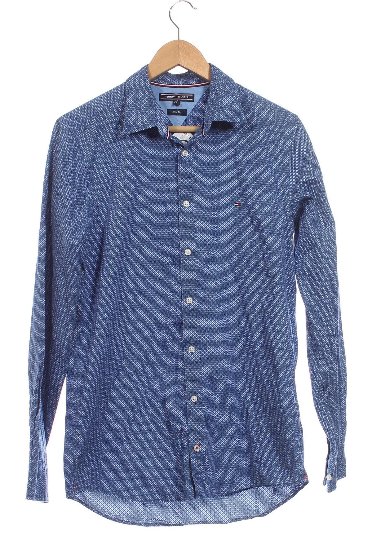 Ανδρικό πουκάμισο Tommy Hilfiger, Μέγεθος M, Χρώμα Μπλέ, Τιμή 38,50 €