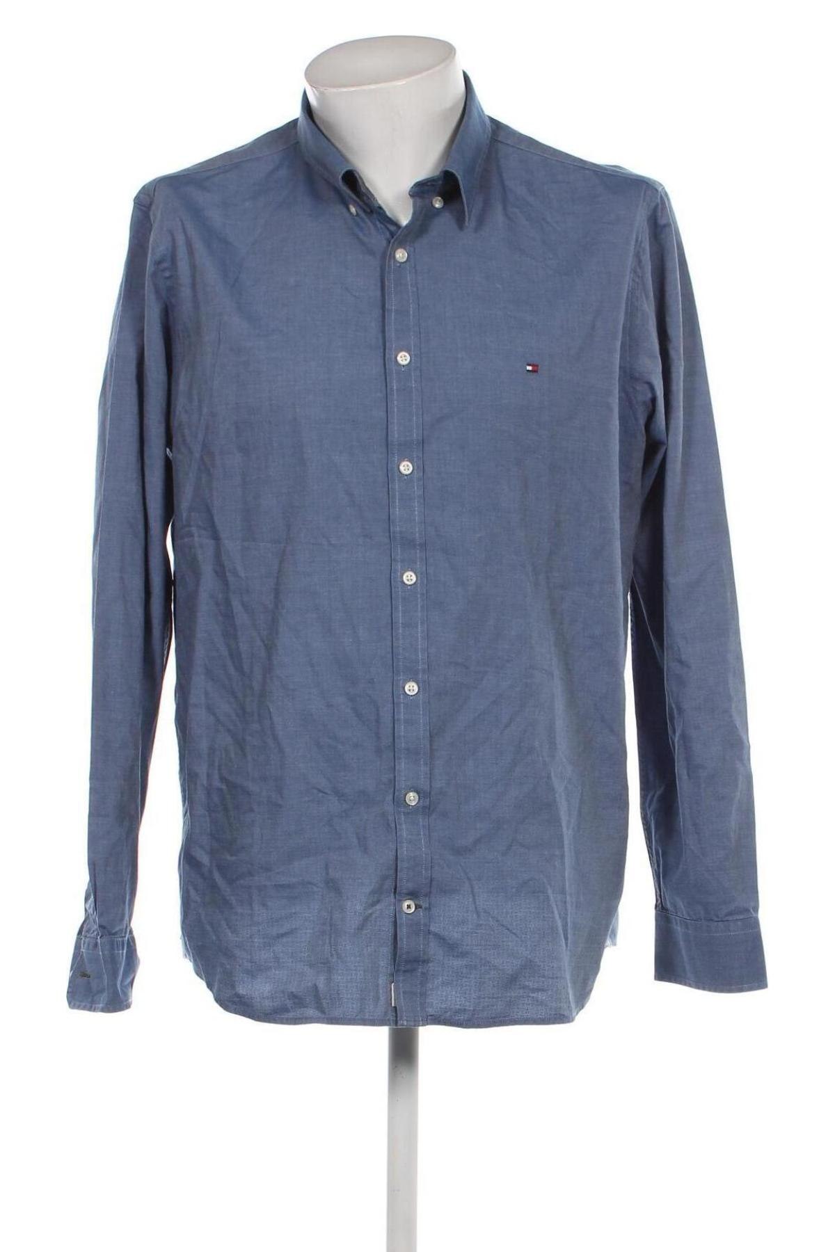 Ανδρικό πουκάμισο Tommy Hilfiger, Μέγεθος XXL, Χρώμα Μπλέ, Τιμή 46,39 €