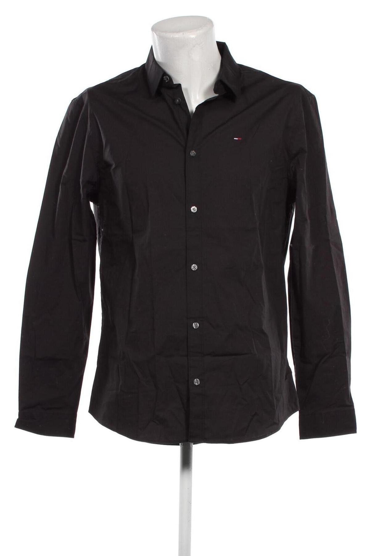 Ανδρικό πουκάμισο Tommy Jeans, Μέγεθος XL, Χρώμα Μαύρο, Τιμή 82,99 €