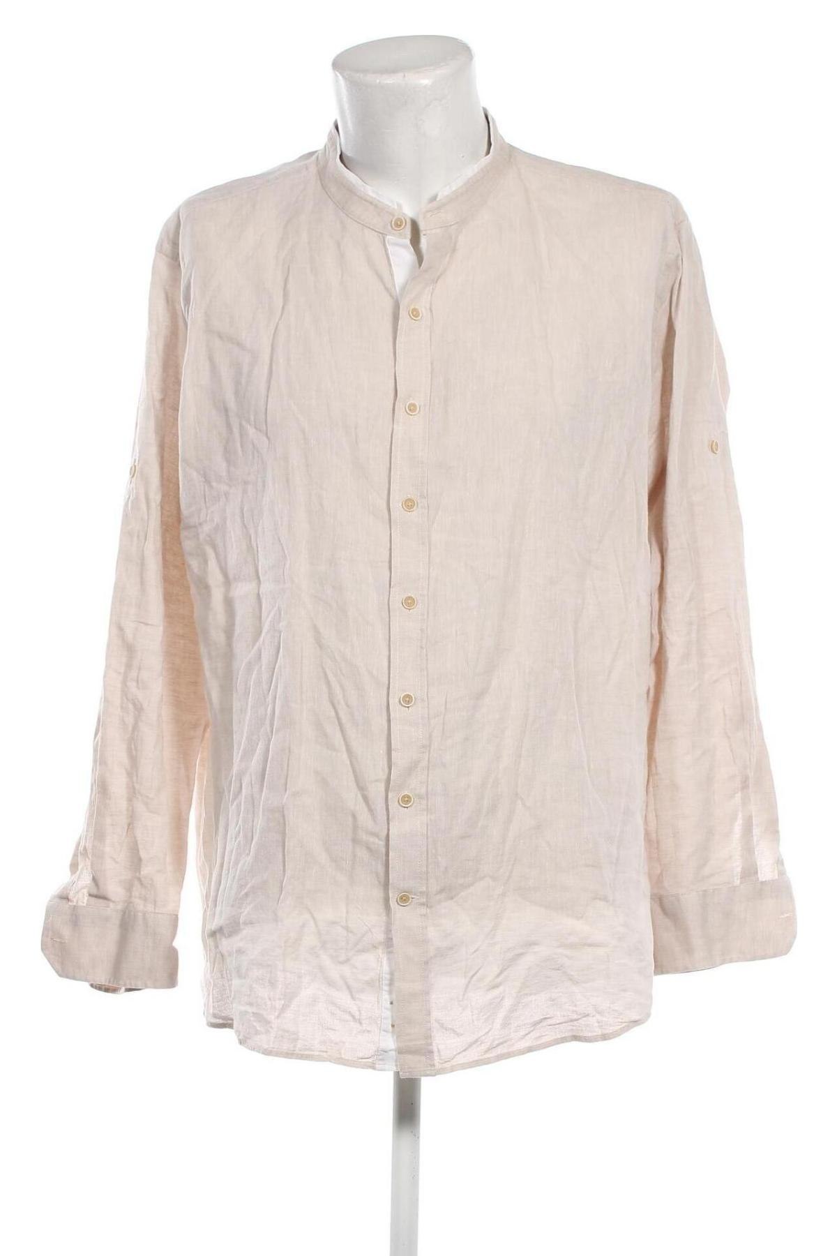 Ανδρικό πουκάμισο Walbusch, Μέγεθος XXL, Χρώμα  Μπέζ, Τιμή 31,98 €