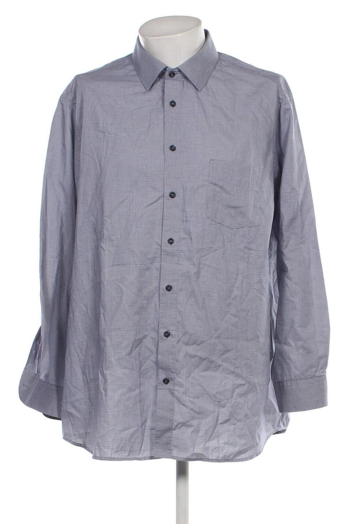 Ανδρικό πουκάμισο Walbusch, Μέγεθος XXL, Χρώμα Μπλέ, Τιμή 31,98 €