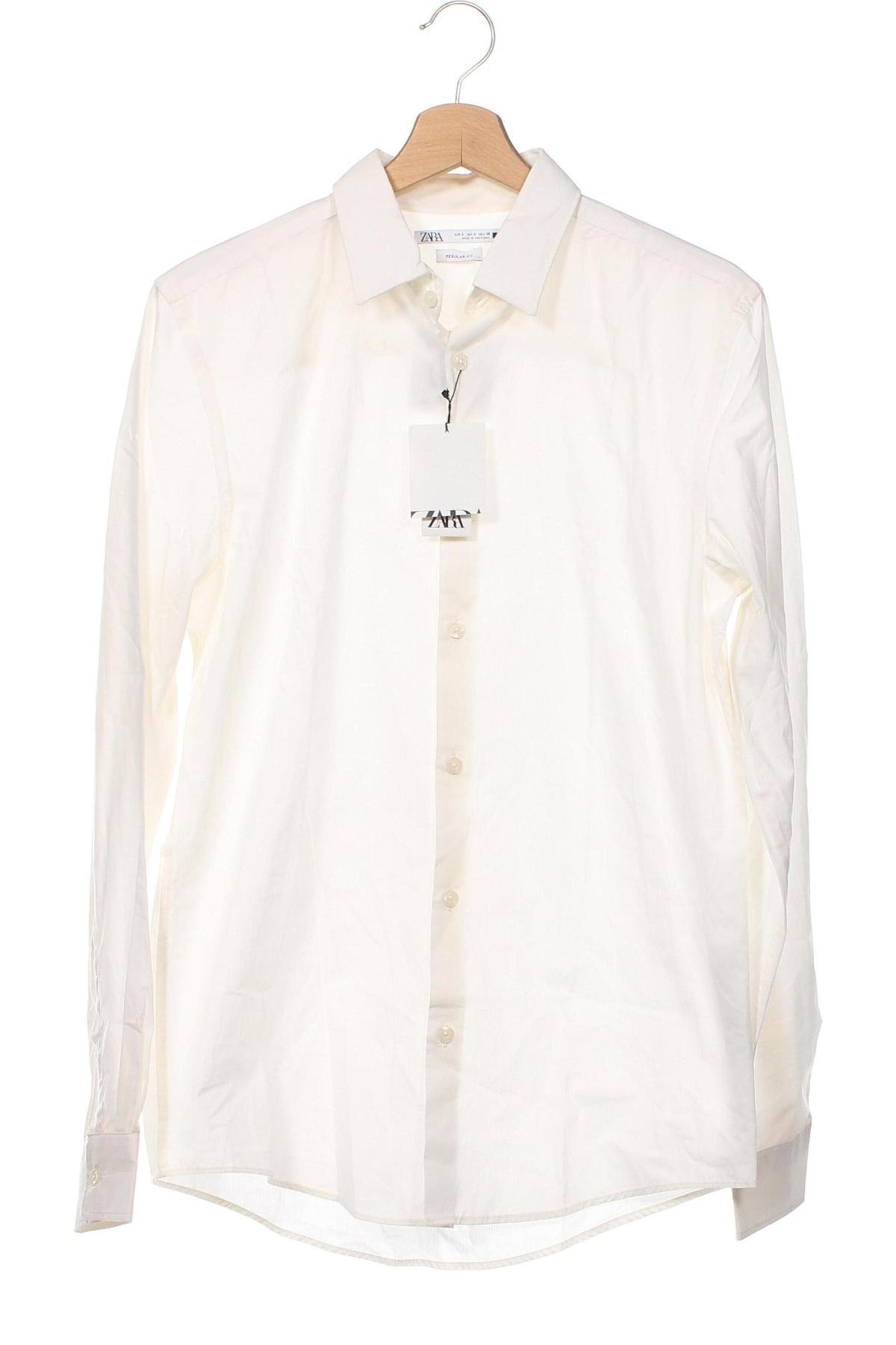 Pánská košile  Zara, Velikost S, Barva Krémová, Cena  502,00 Kč
