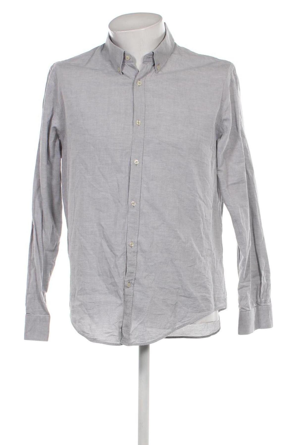 Herrenhemd Zara Man, Größe XL, Farbe Grau, Preis 12,78 €